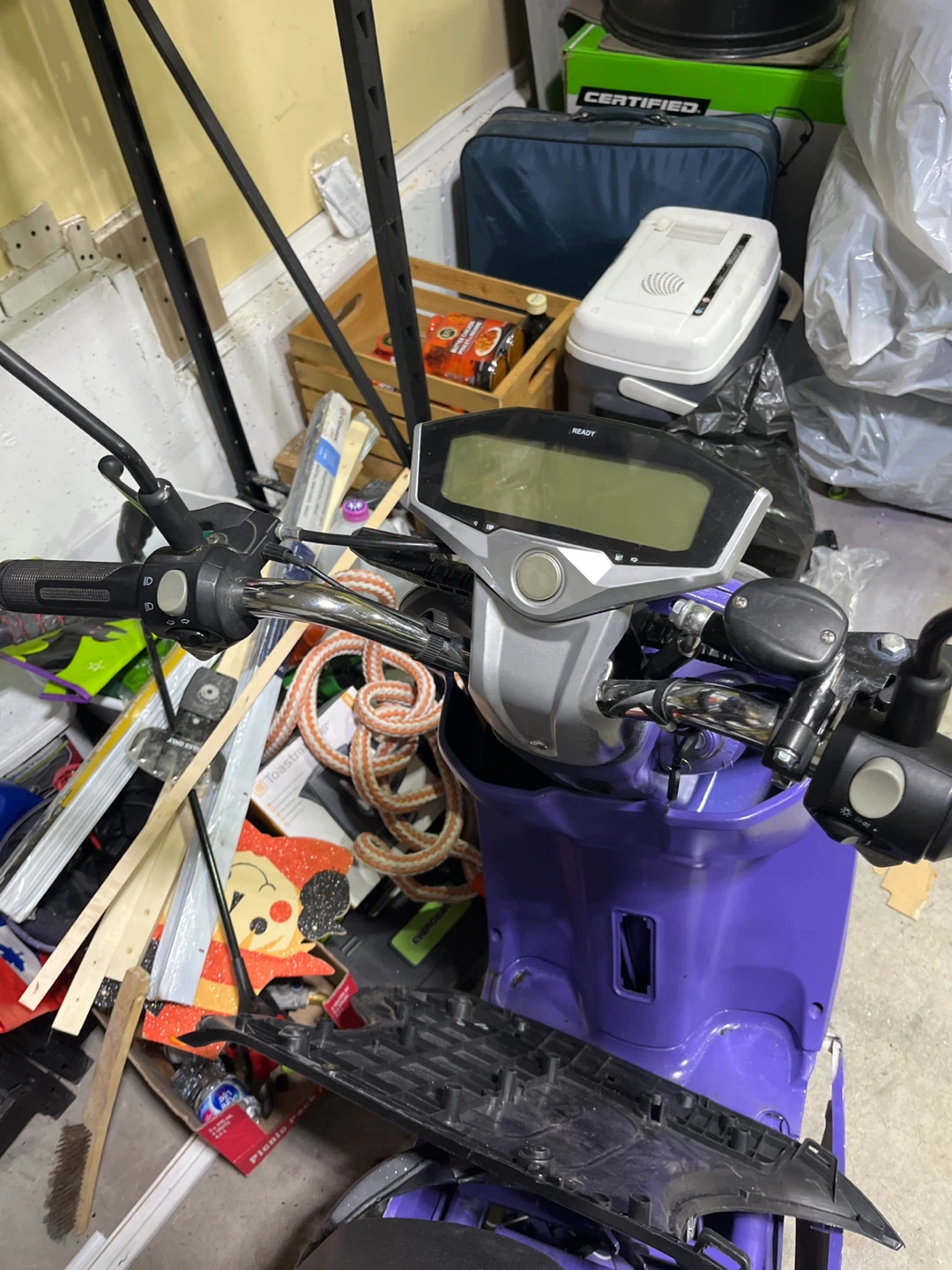 Purple Electric Scooter - photo 2