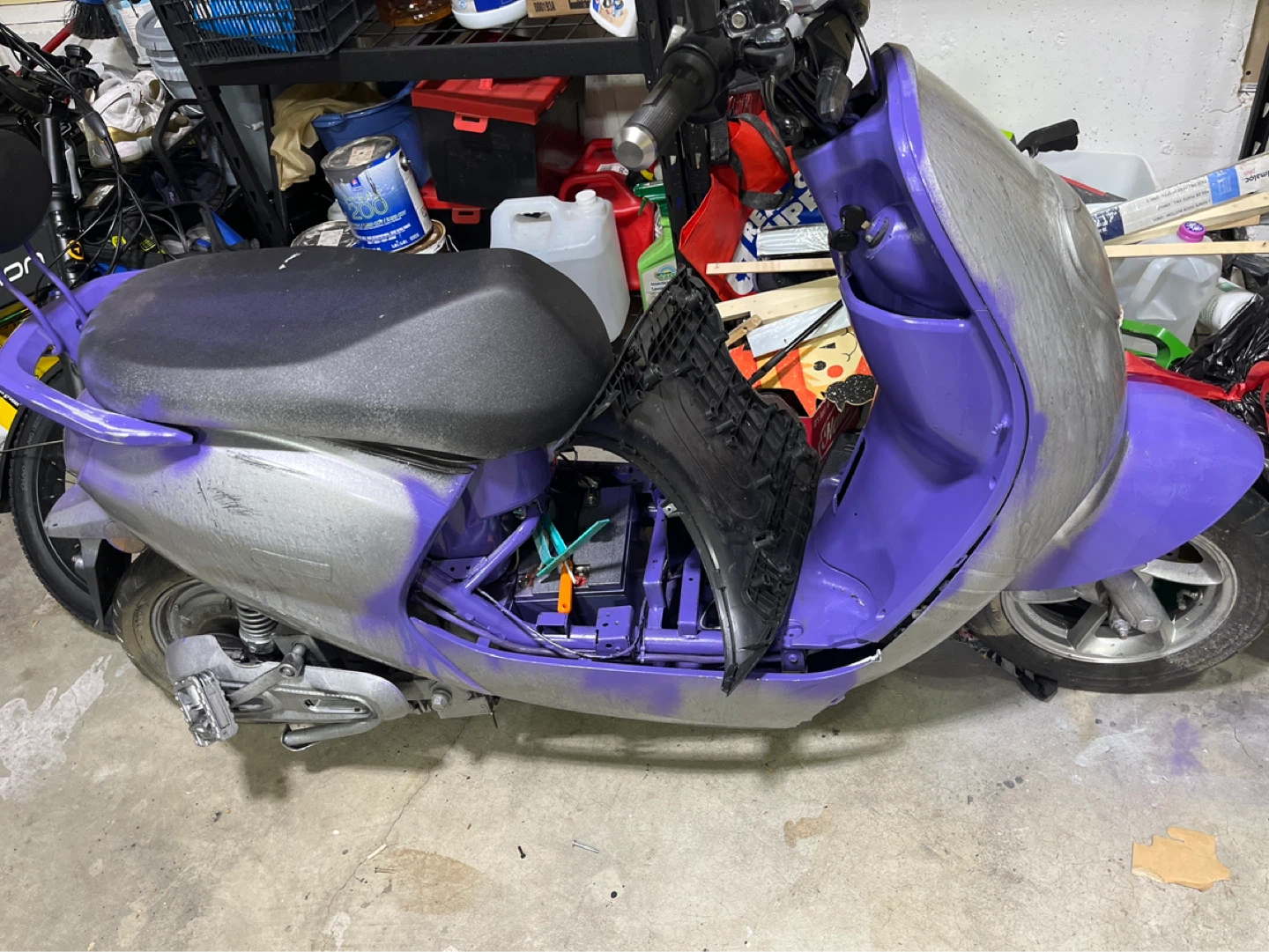 Purple Electric Scooter - photo 3