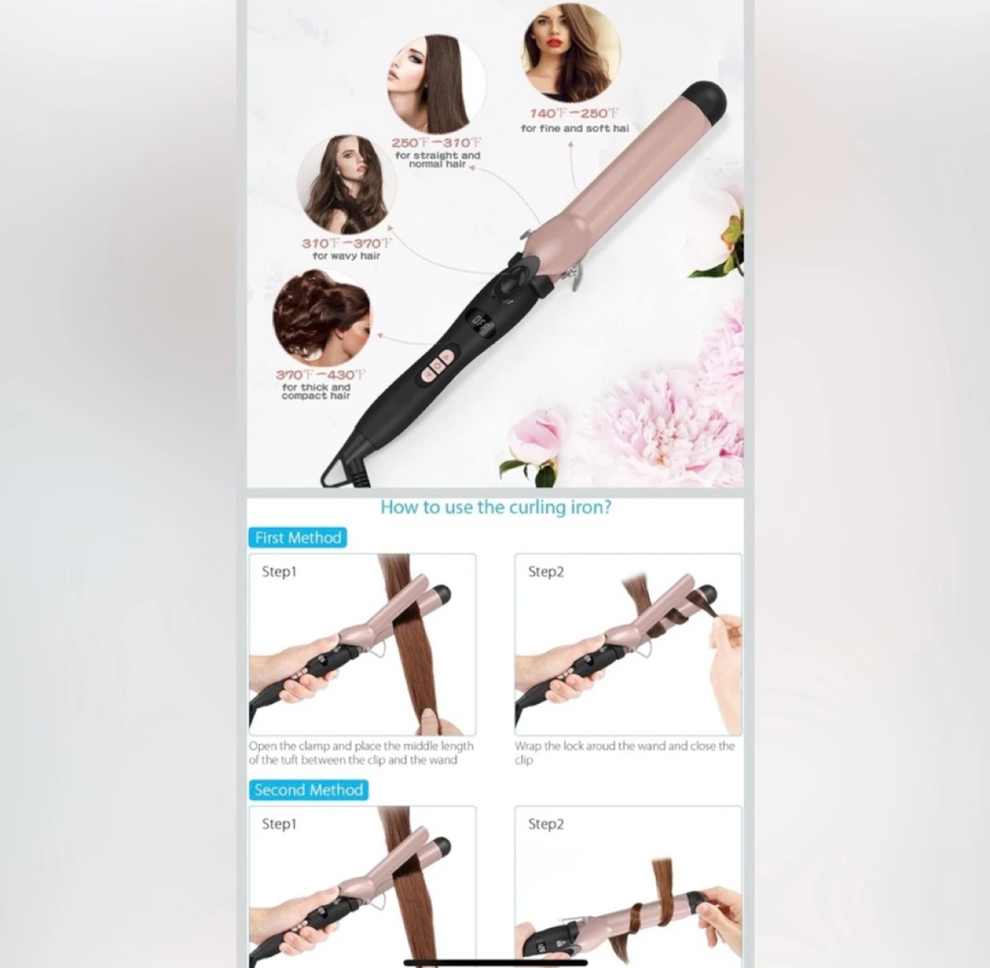 ABODY 1.25-inch Curling Iron - photo 2