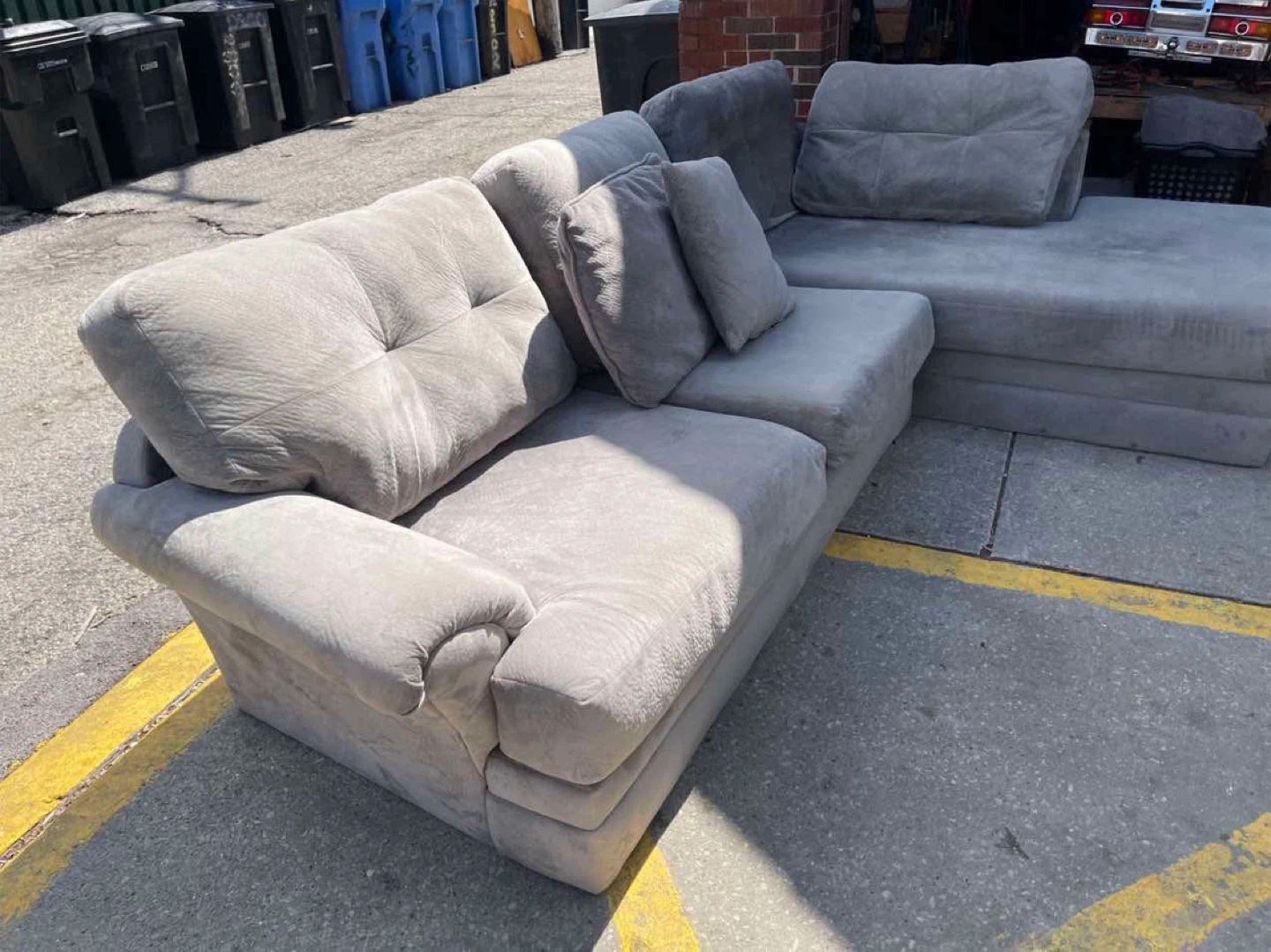Gray Sectional Sofa