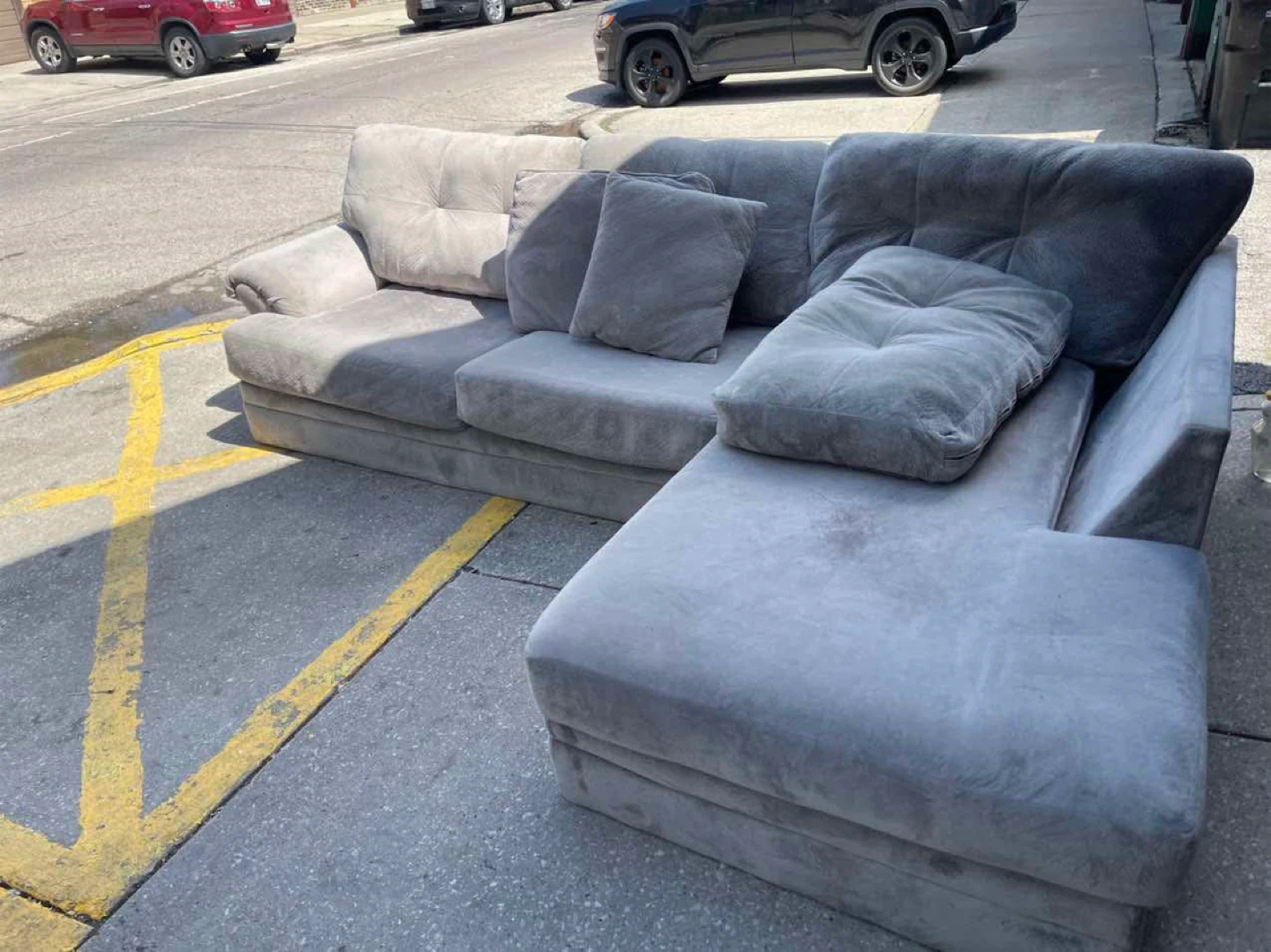 Gray Sectional Sofa - photo 2