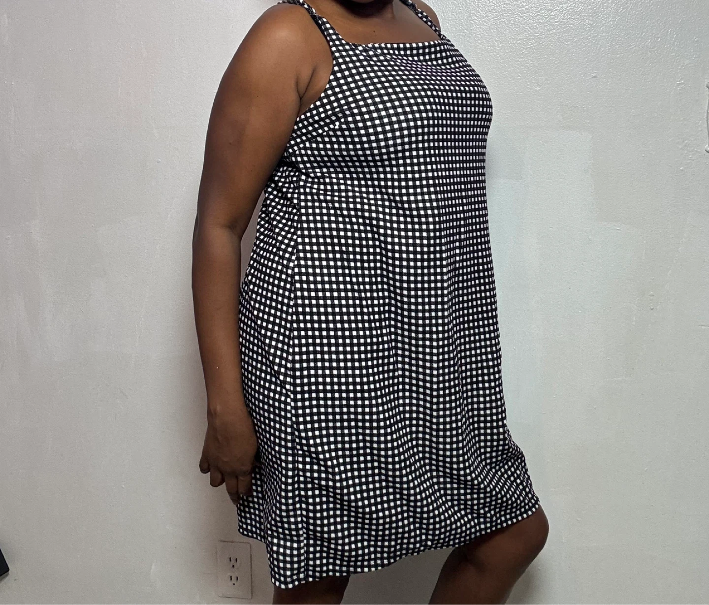 Black and White Gingham Dress - photo 3