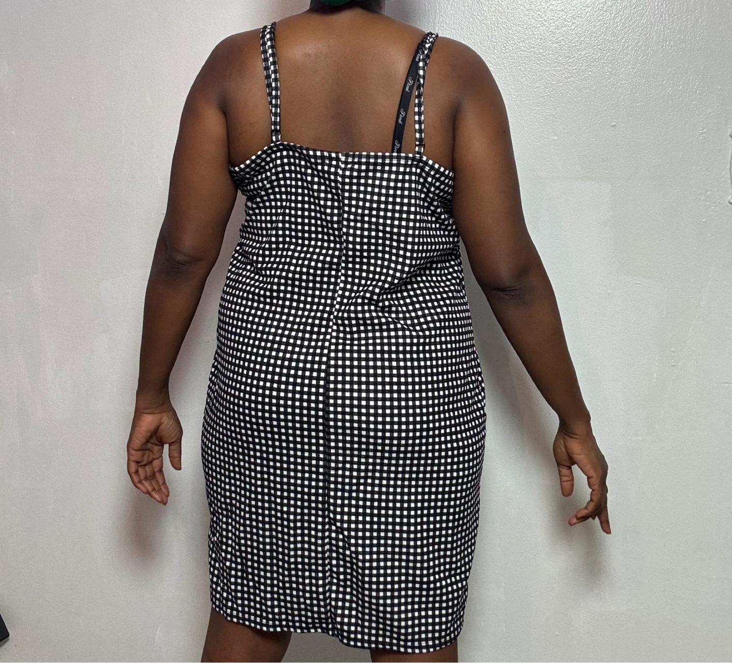 Black and White Gingham Dress - photo 4