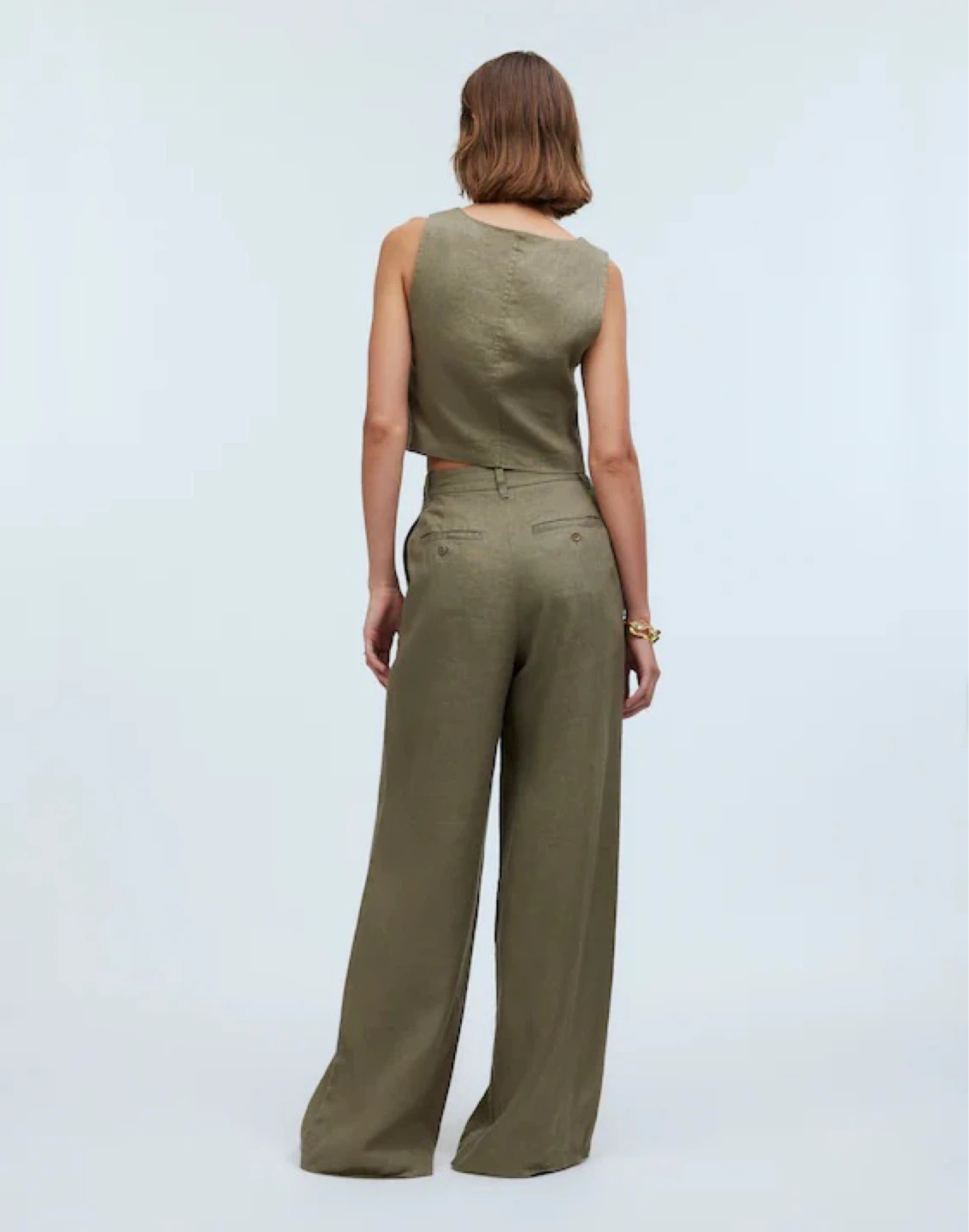 Madewell The Harlow 100% Linen Wide Leg Pants - photo 4