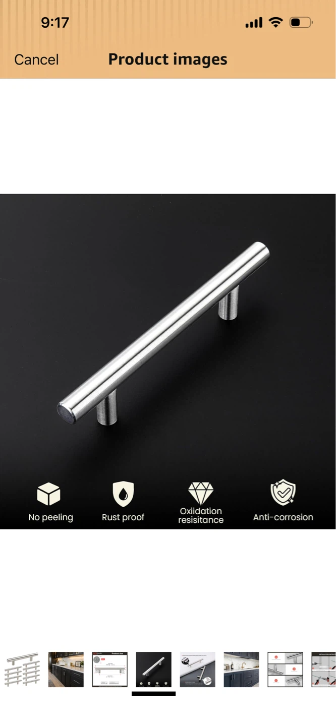 Stainless Steel Cabinet Drawer Pulls (11 Pack) - photo 3