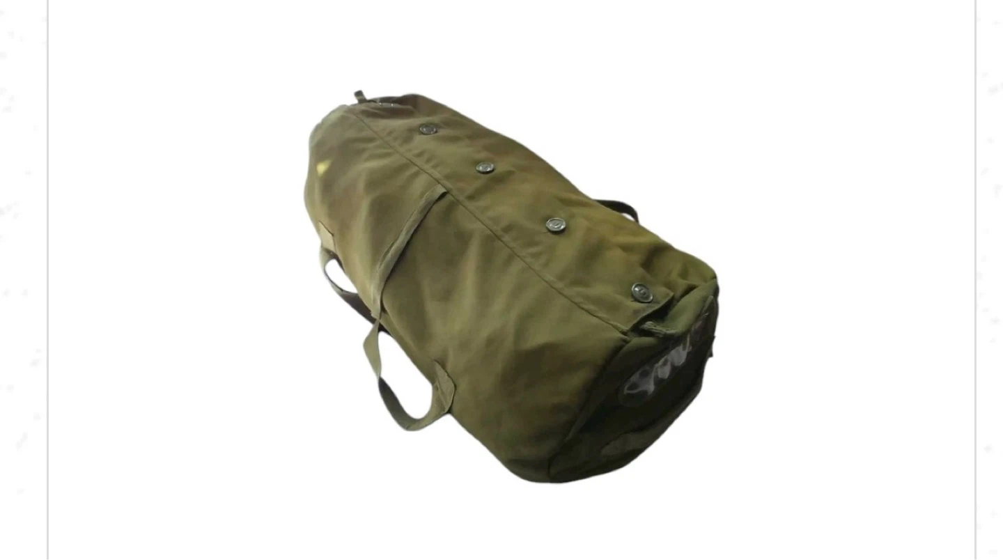 Vintage Olive Green Duffel Bags (Set of 2) - photo 3