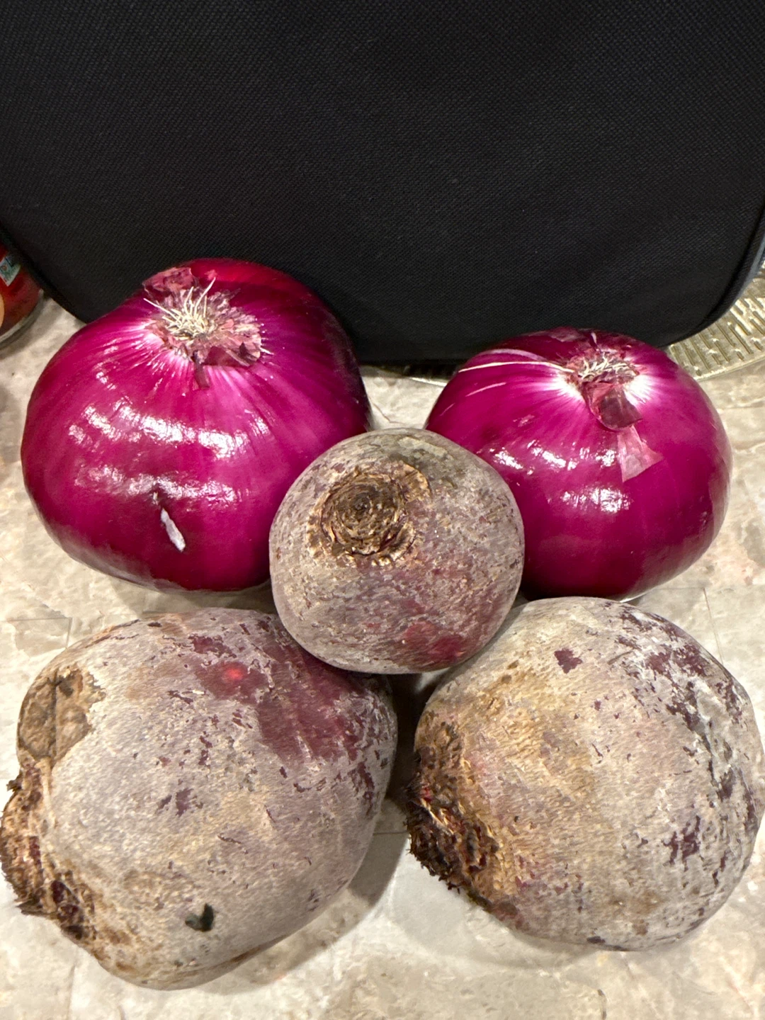 Red Onions and Beets