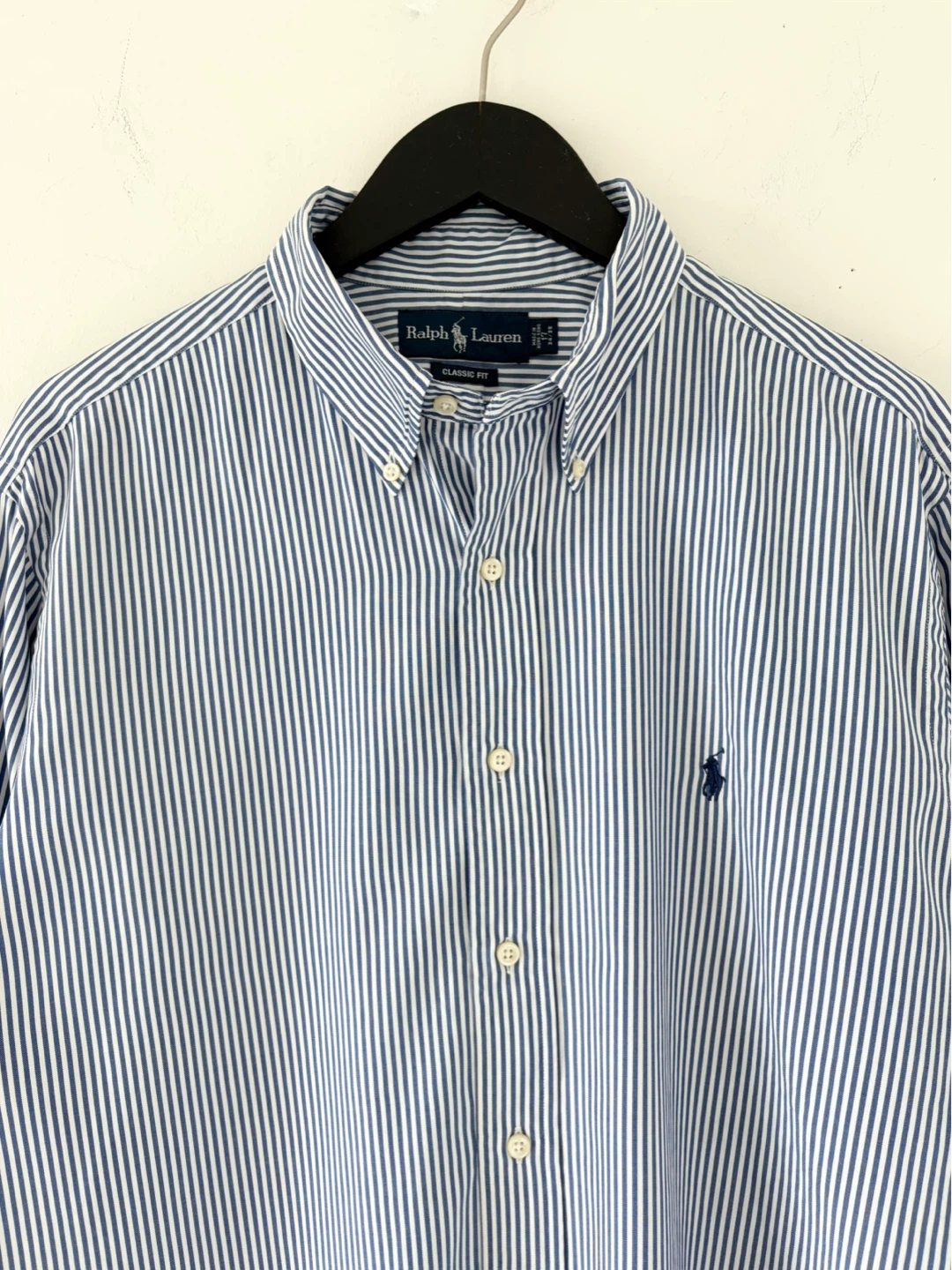 90’s Ralph Lauren 100% Cotton Striped Button-Down Shirt - photo 3