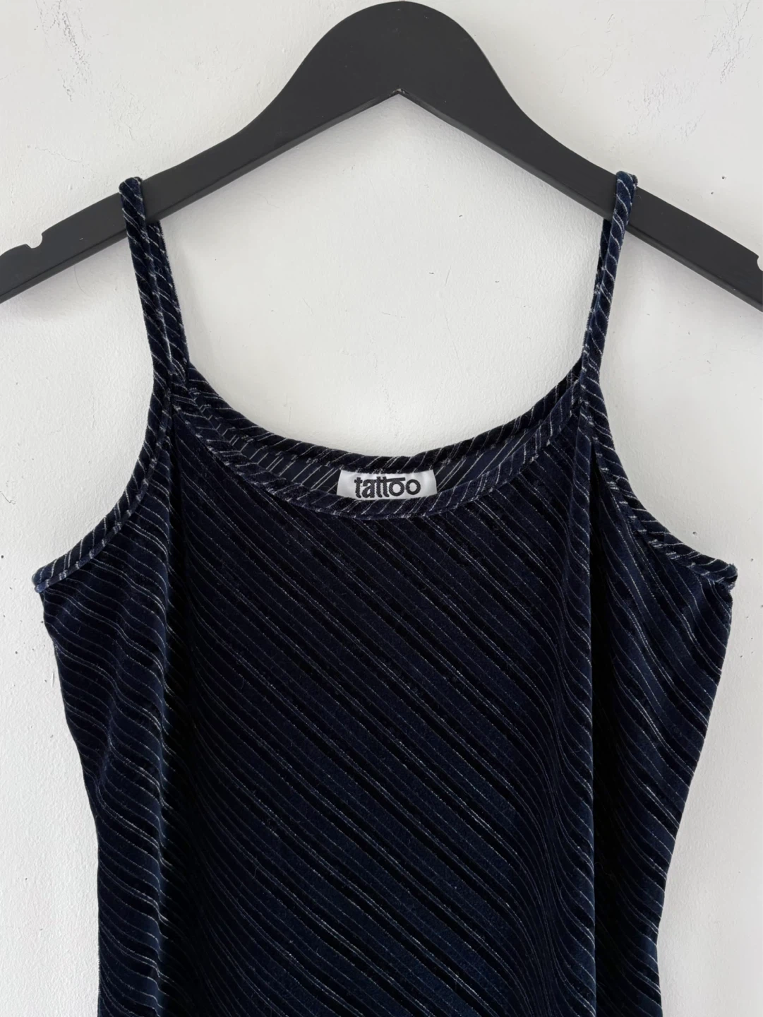Vintage Tattoo Velour Cami Mini Dress - photo 3