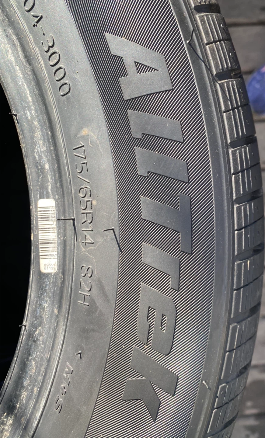 Set of 4 Milestar All-Season Tires 175/65R14 - photo 4