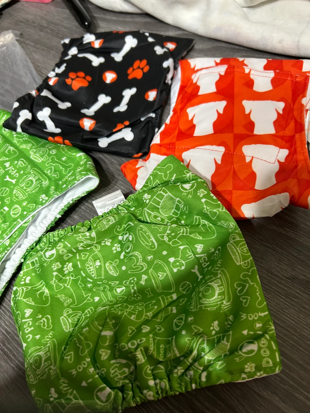 New-Petting is Caring Dog washable Diapers - 4 Pack (Medium)