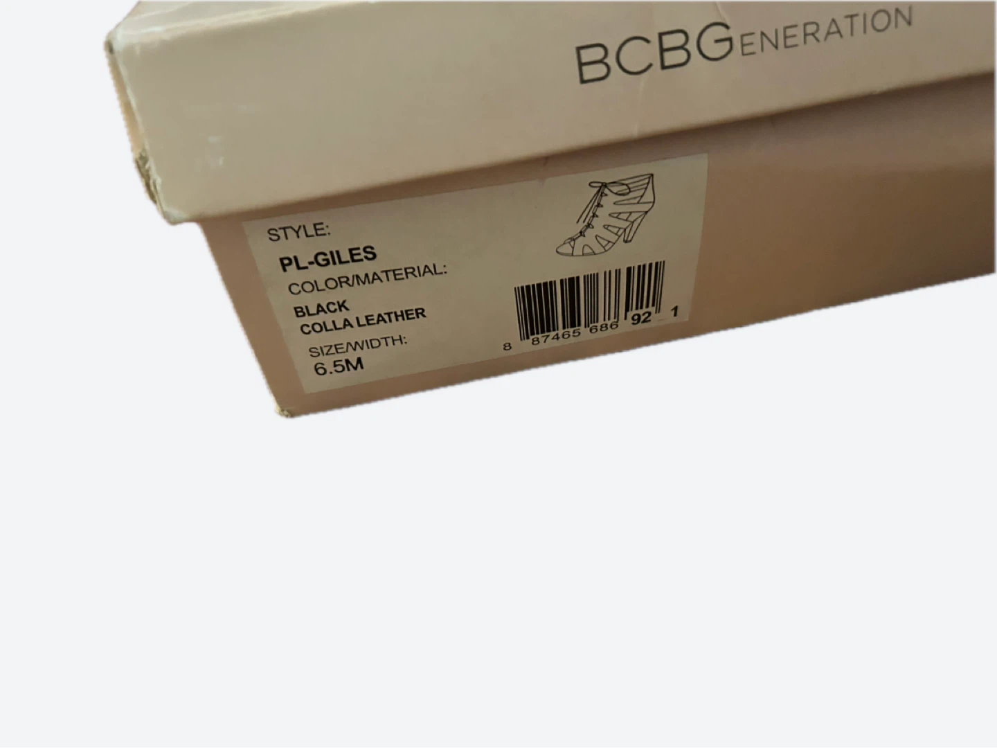 BCBGeneration Black Leather Lace-Up Heels - photo 2