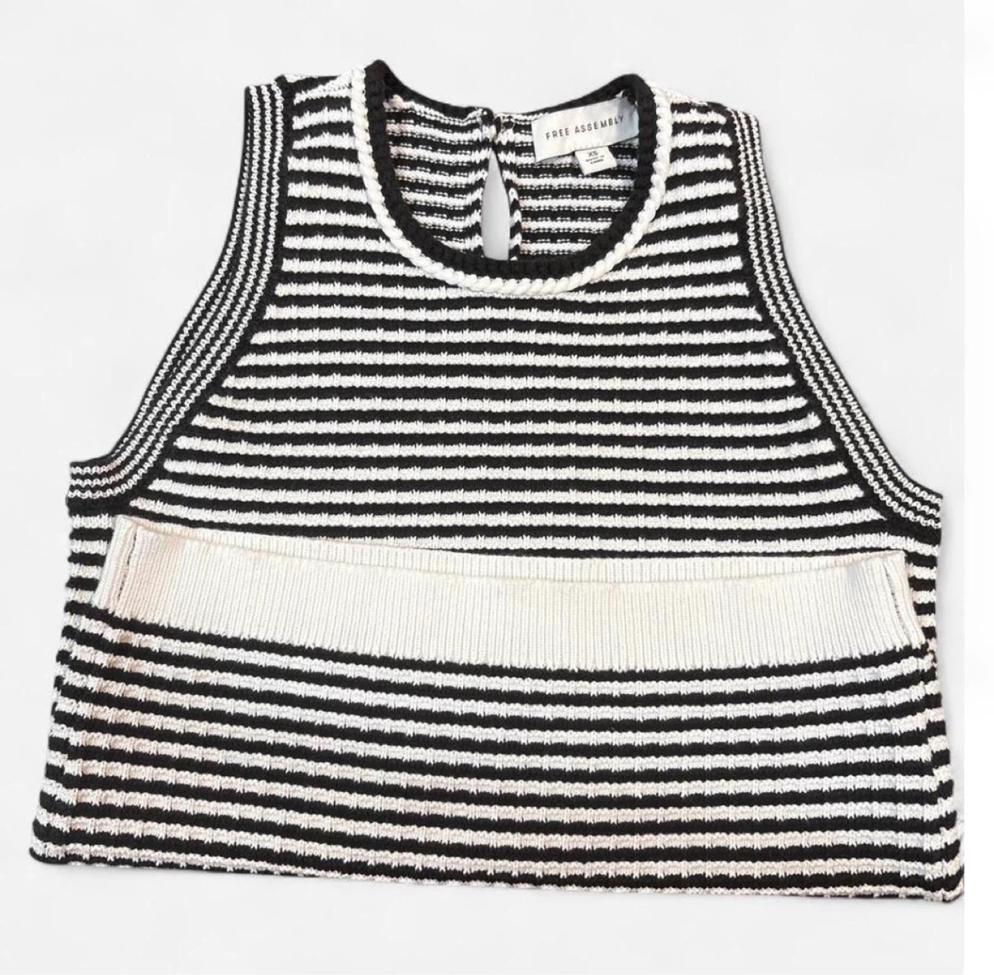Free Assembly Striped Knit Tank Top XS - photo 3