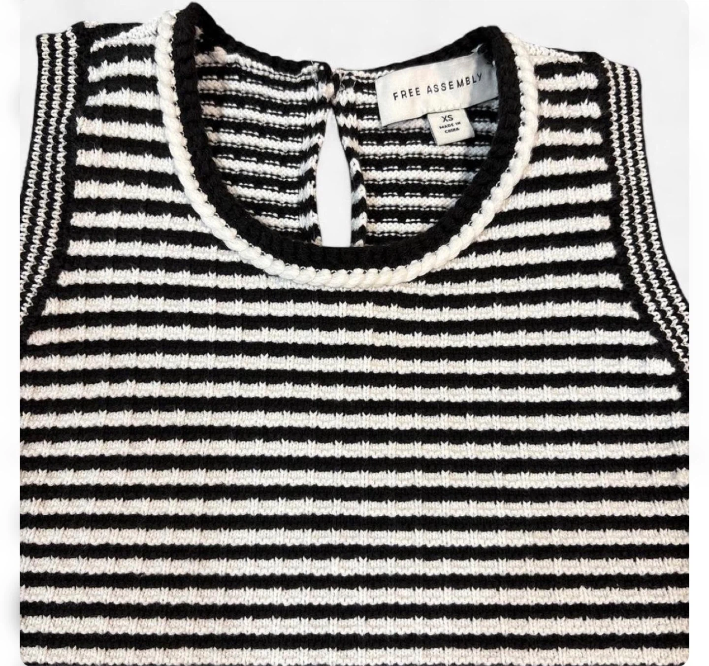 Free Assembly Striped Knit Tank Top XS - photo 5