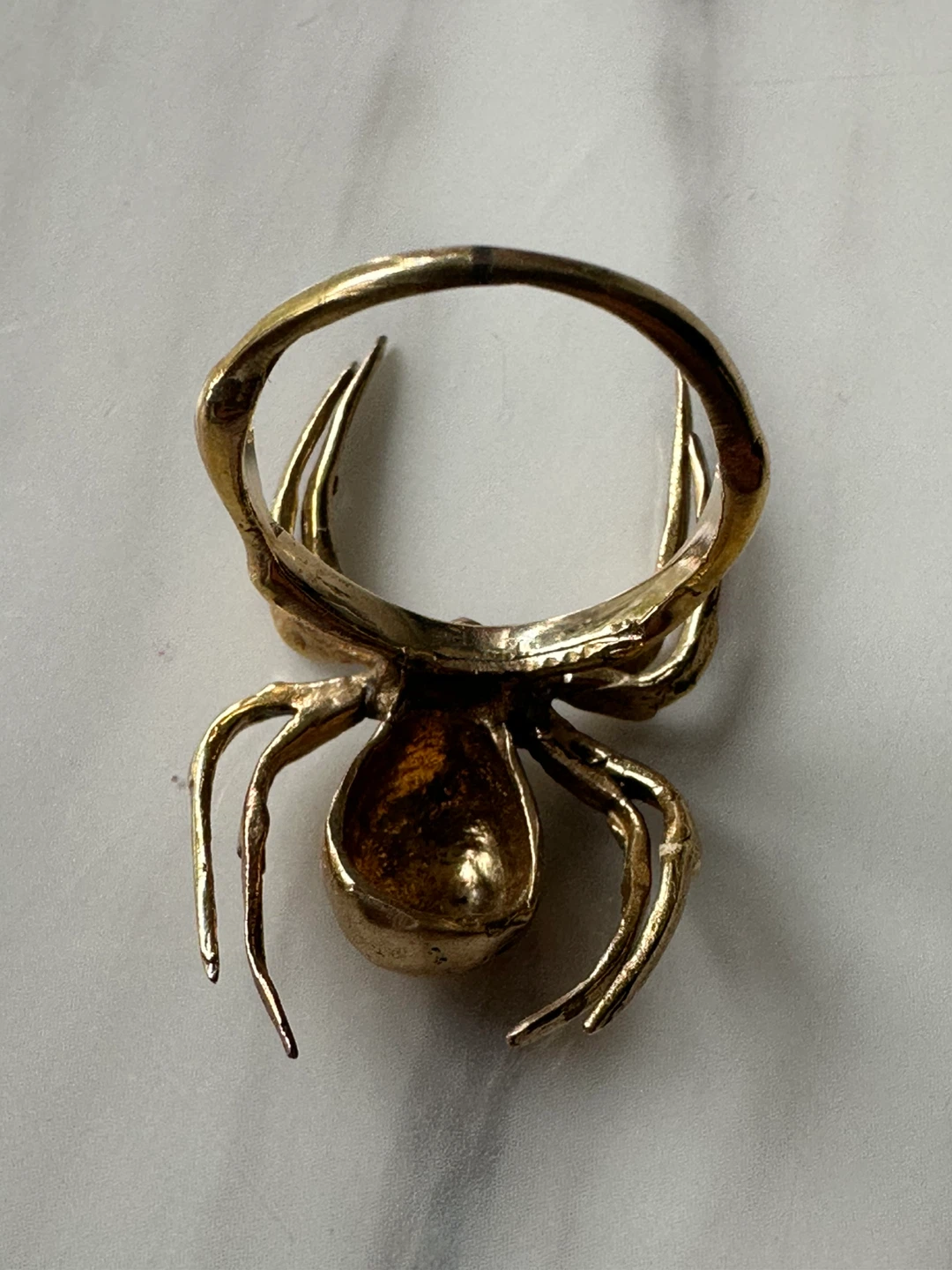 Gold Tone Spider Ring Size 5.5 - photo 3