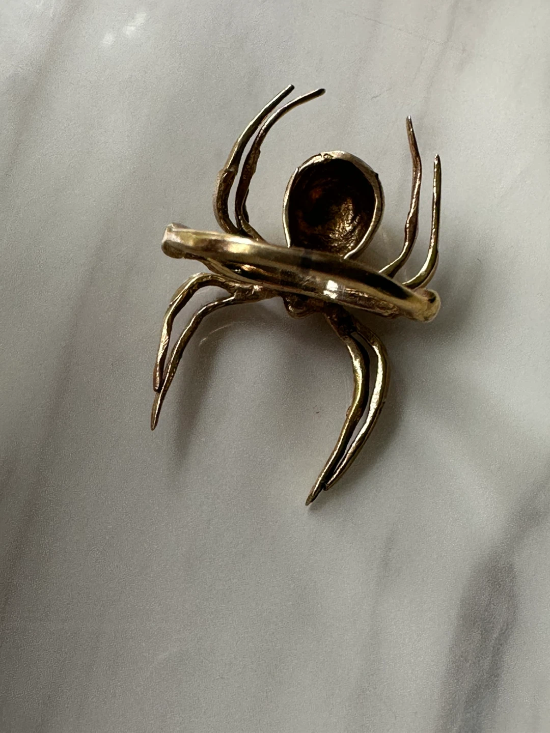 Gold Tone Spider Ring Size 5.5 - photo 4