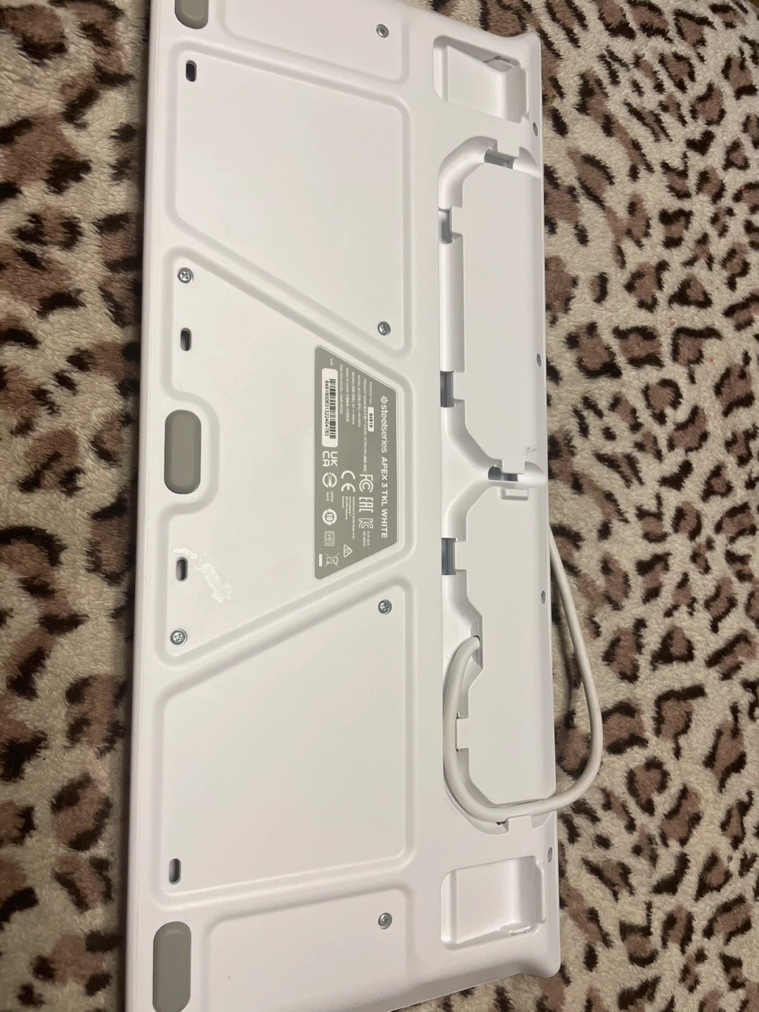 SteelSeries APEX 3 TKL White Keyboard