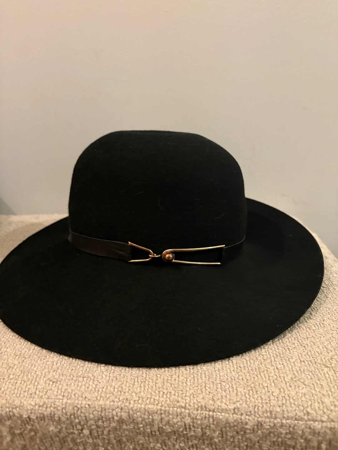 Eugenia Kim Black Wool Hat