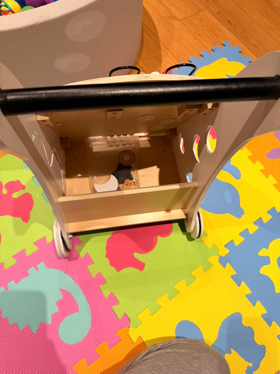 Wooden Activity Walker for Toddlers - photo 2