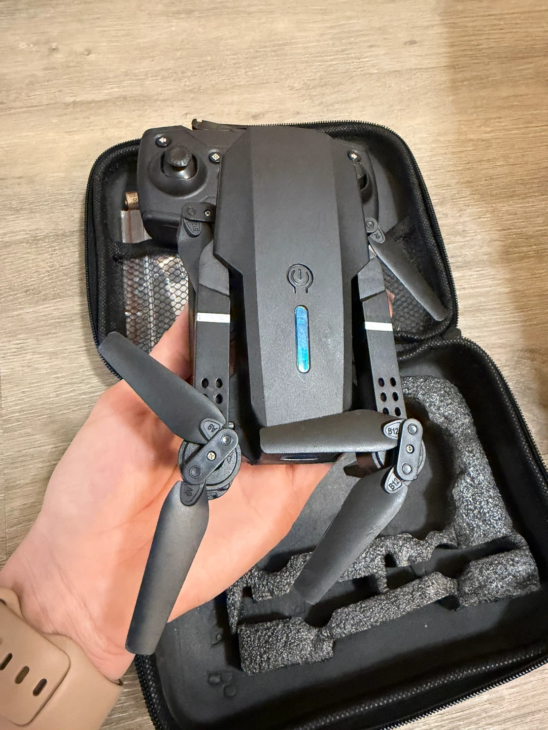 Foldable Drone with Remote Controller and Case - photo 2