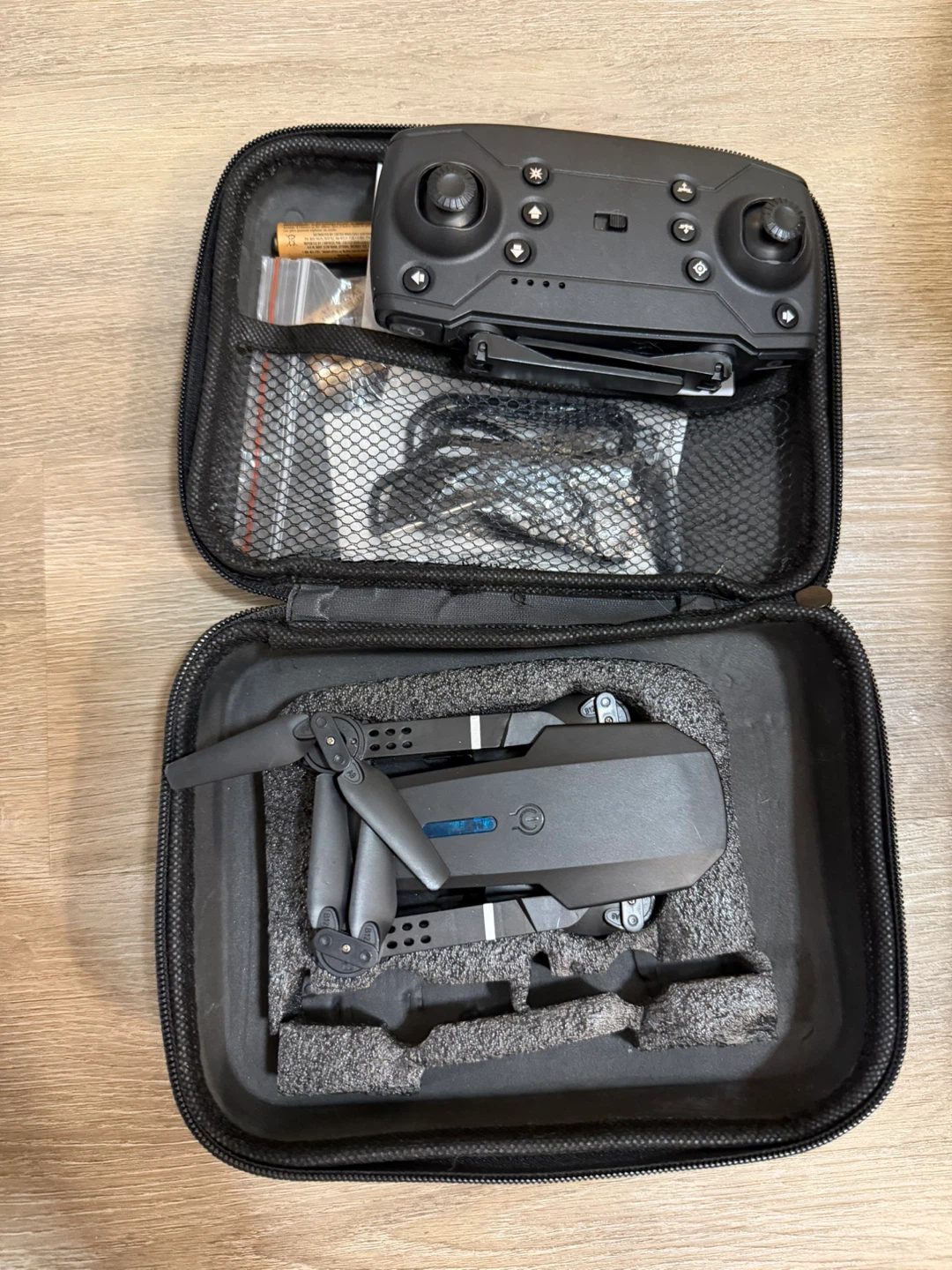 Foldable Drone with Remote Controller and Case