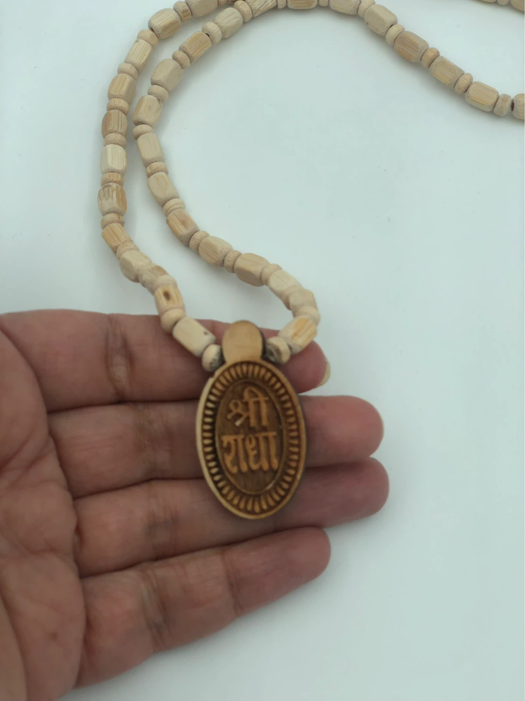 Tulsi Necklace with Radha Pendant