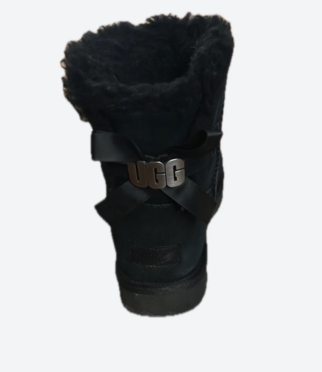 UGG Women's Black Mini Bailey Metal Graphic boots