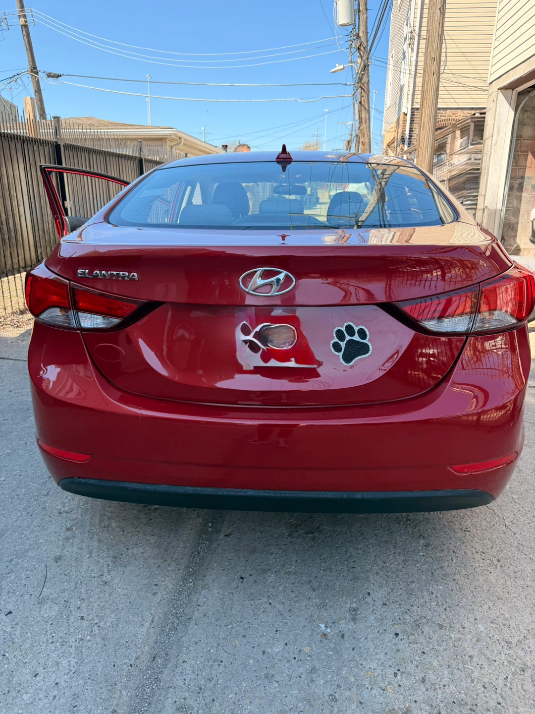 Red Hyundai Elantra Sedan 2016 - photo 2
