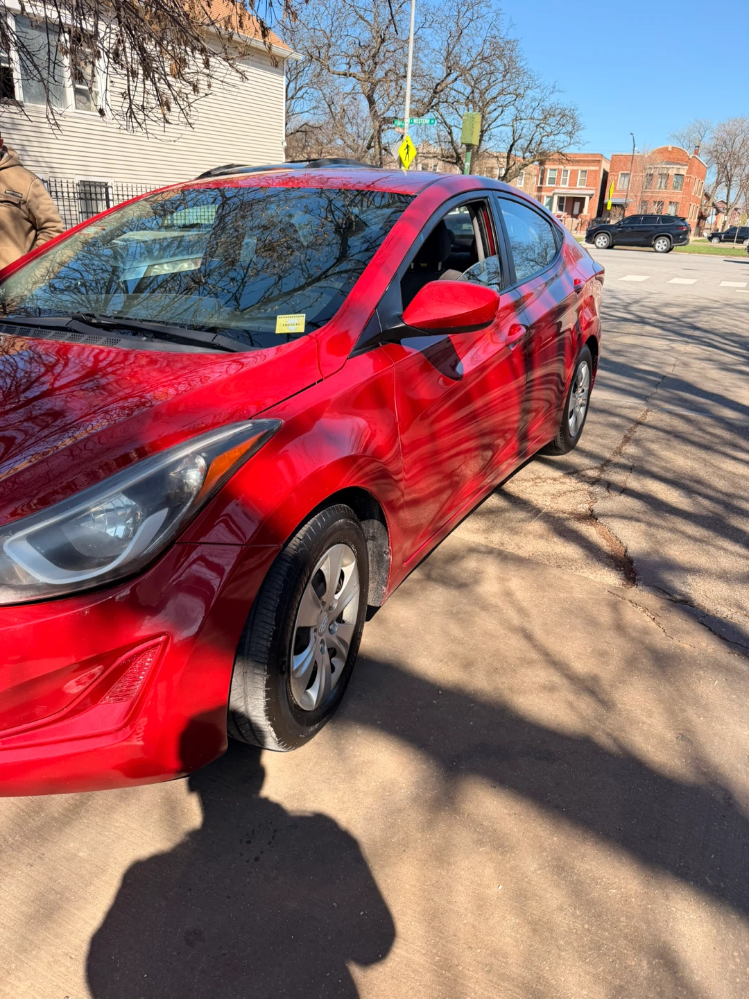 Red Hyundai Elantra Sedan 2016 - photo 3