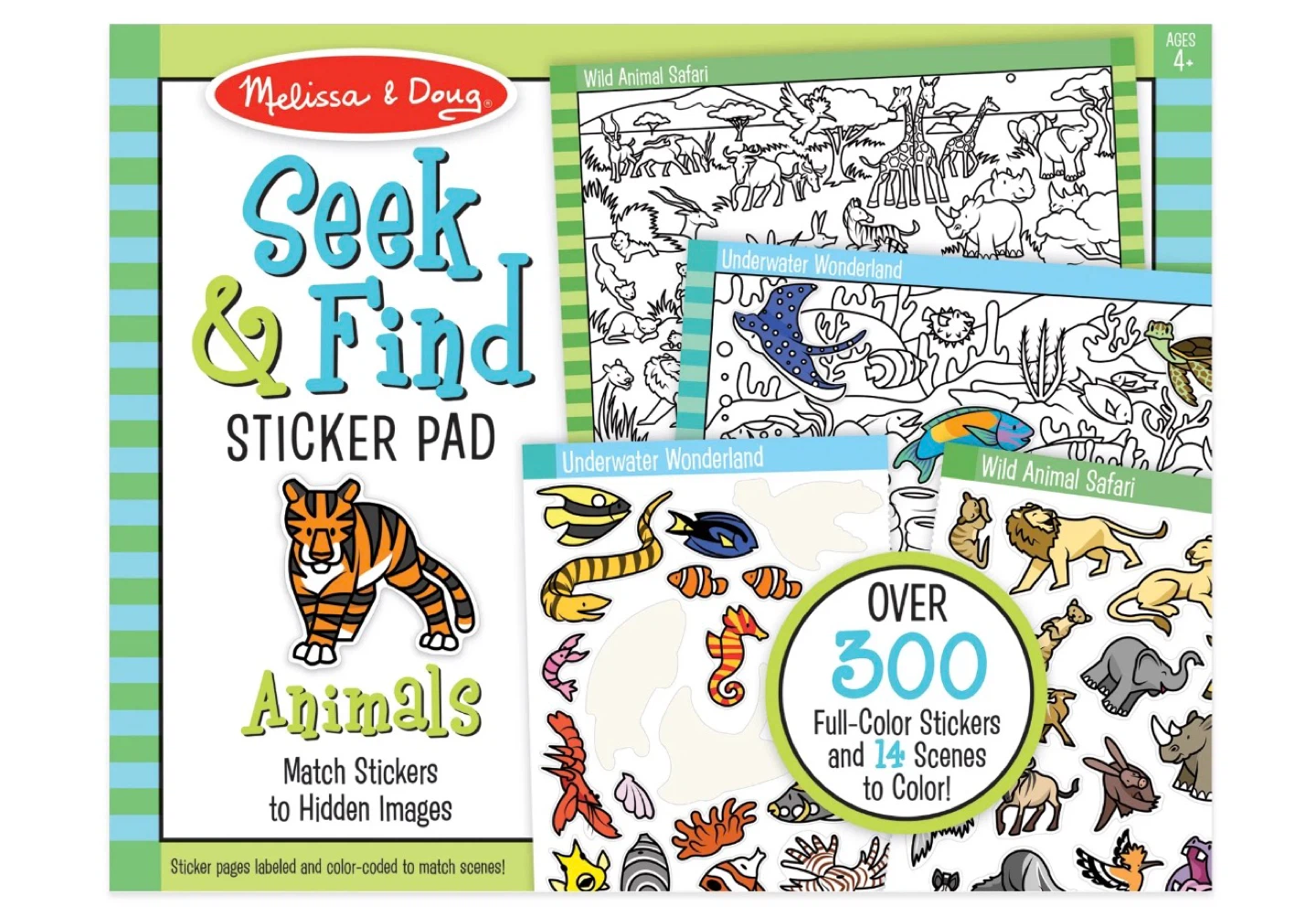 Melissa & Doug Seek & Find Sticker Pad Animals