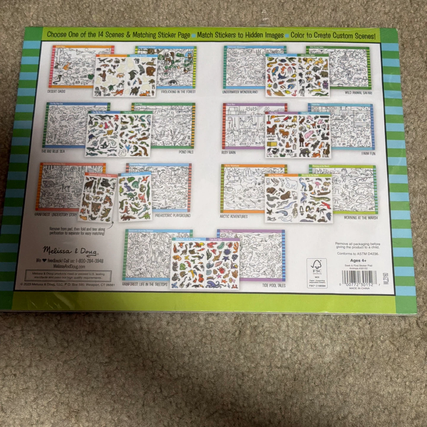 Melissa & Doug Seek & Find Sticker Pad Animals - photo 3