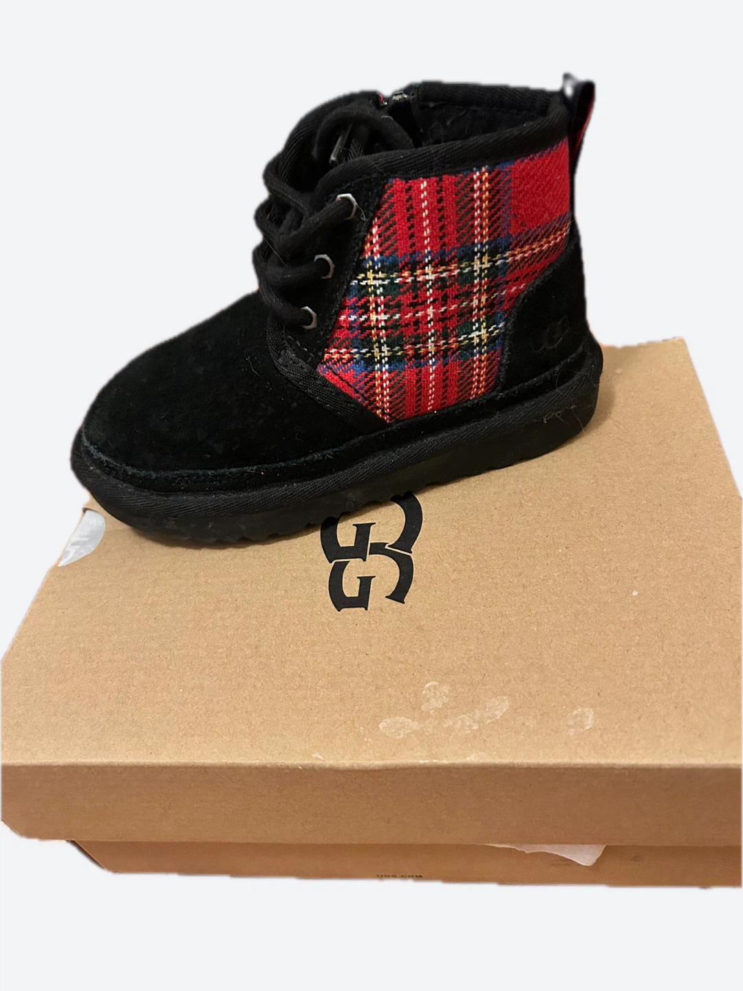 UGG Toddler Boots Black Plaid - photo 3
