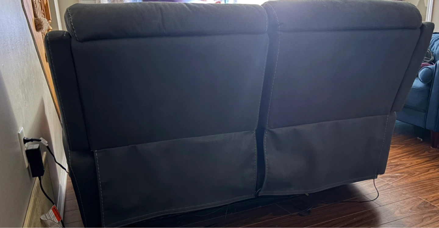 Dark Grey Power Reclining Loveseat - photo 2