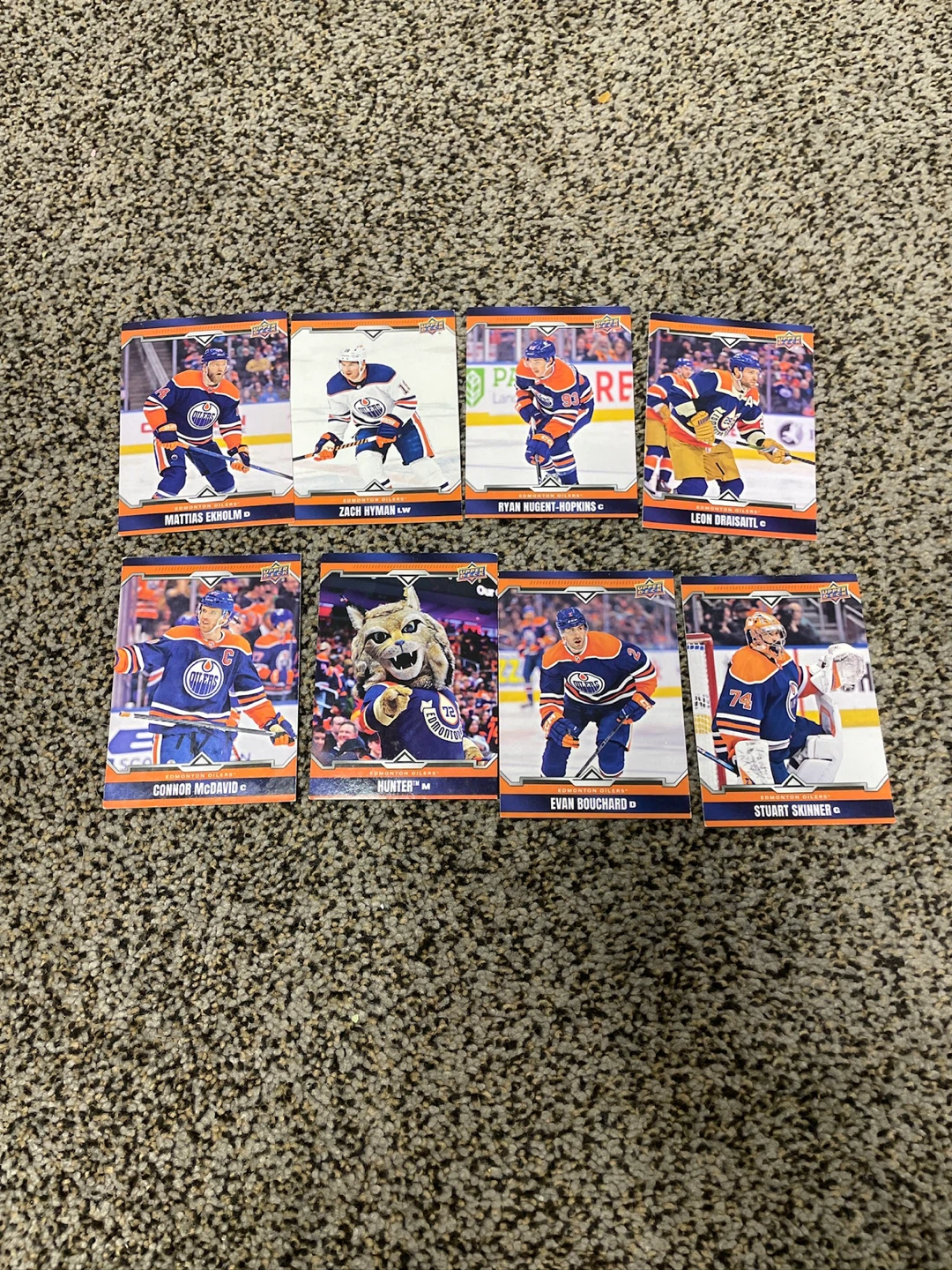 Upper Deck 2021-25 Edmonton Oilers Hockey Cards
