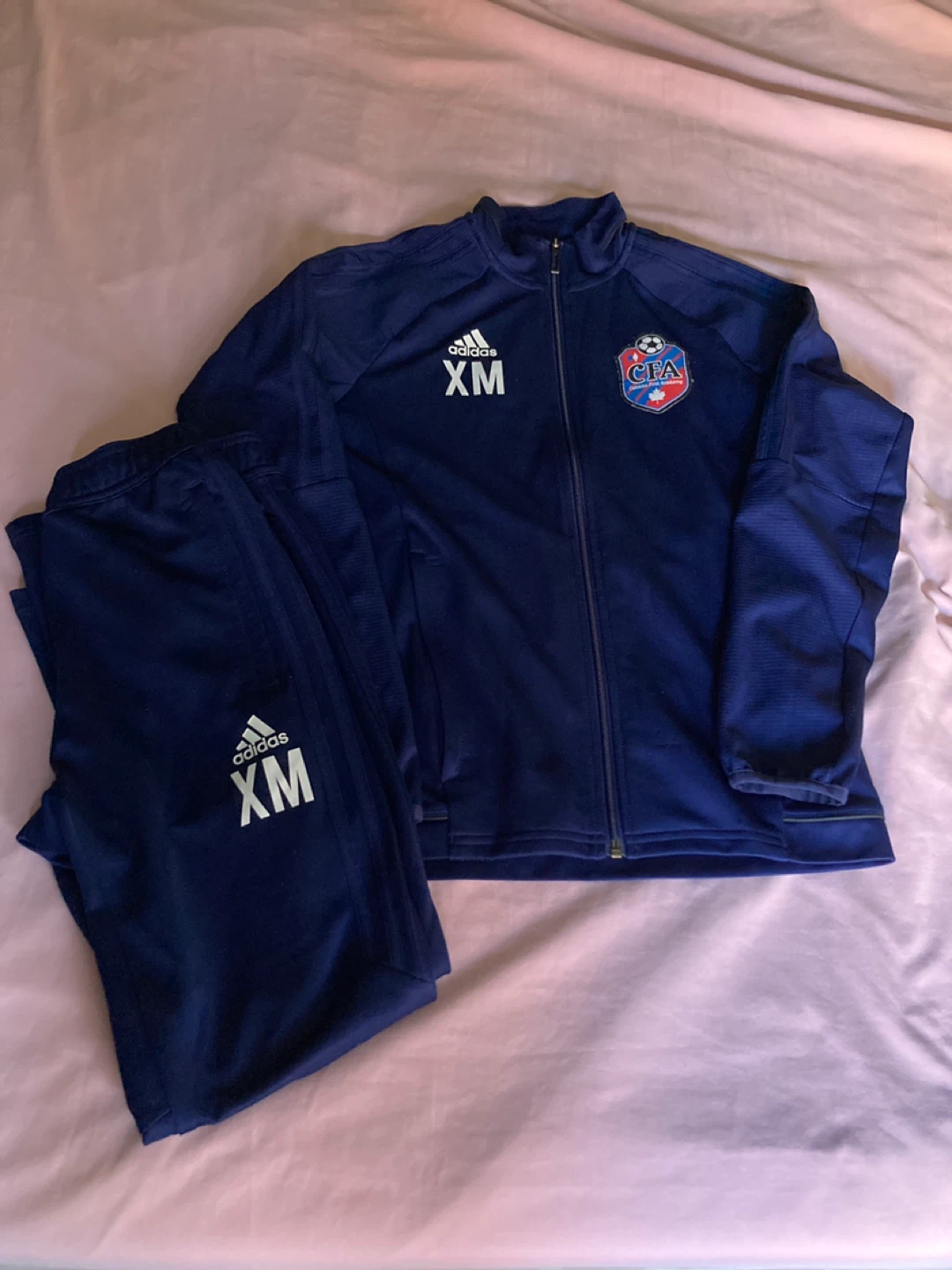 Adidas Soccer Tracksuit - Size 11-12