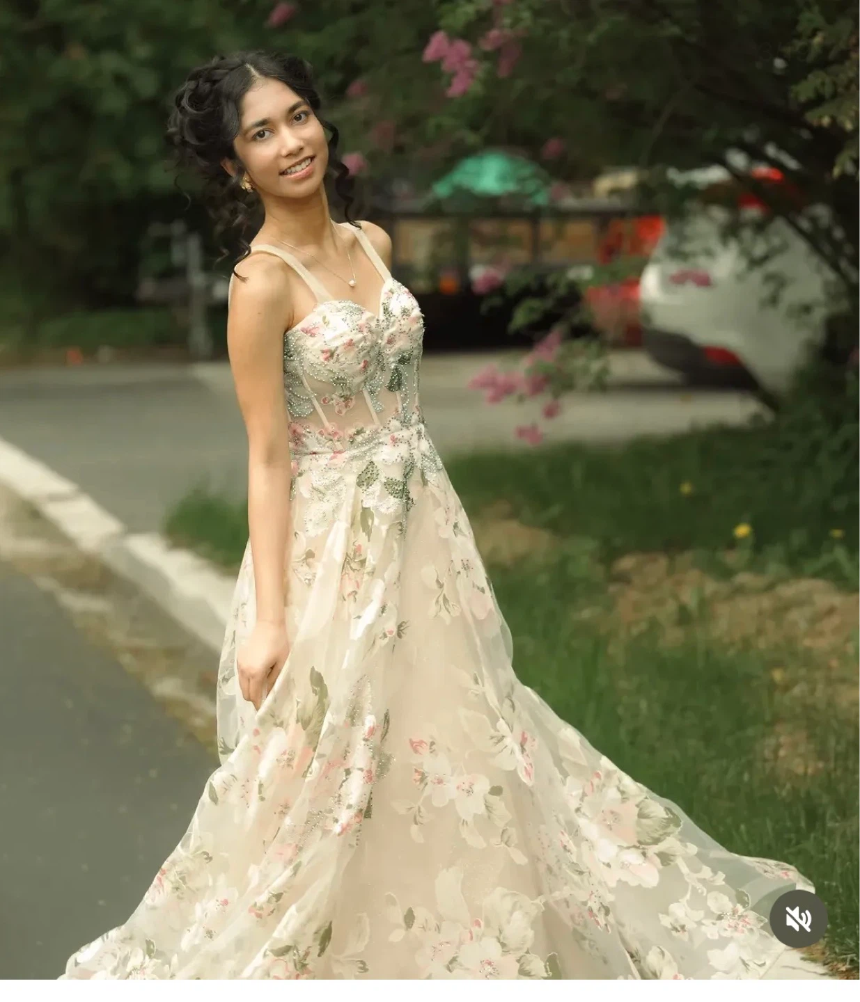 Floral Prom Dress - photo 5