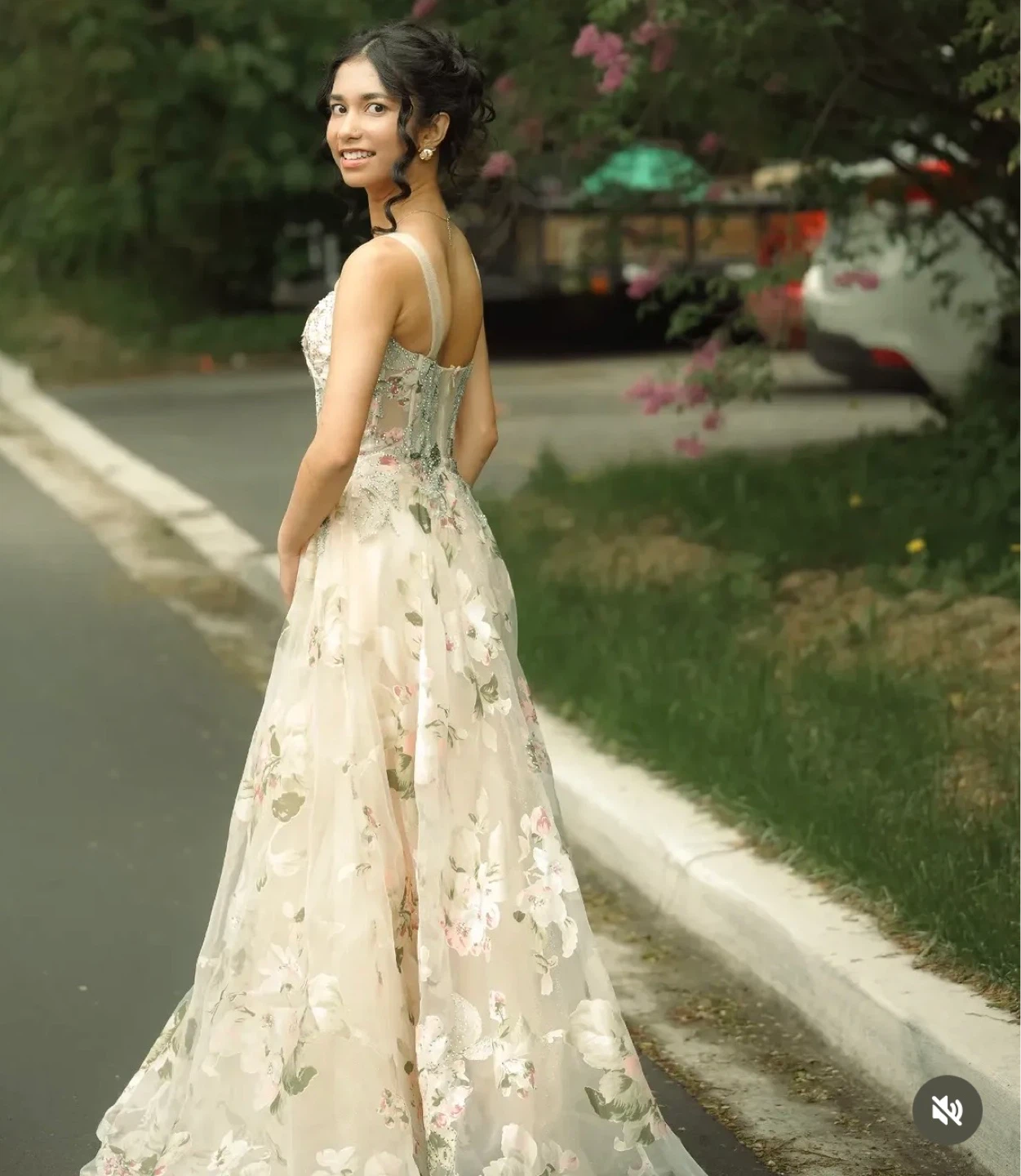 Floral Prom Dress - photo 4