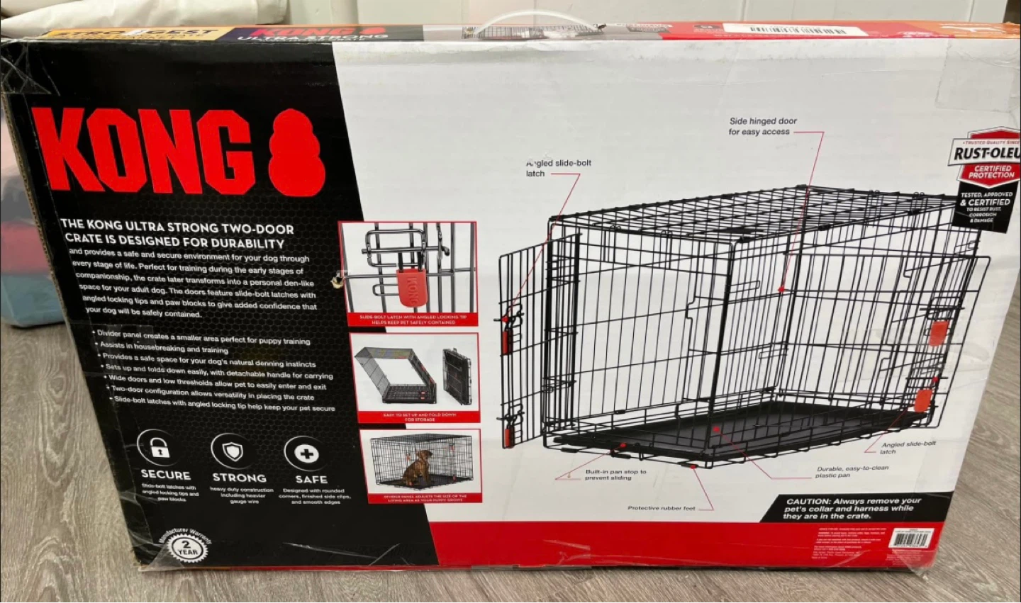 KONG Pet Crate - Black - photo 5