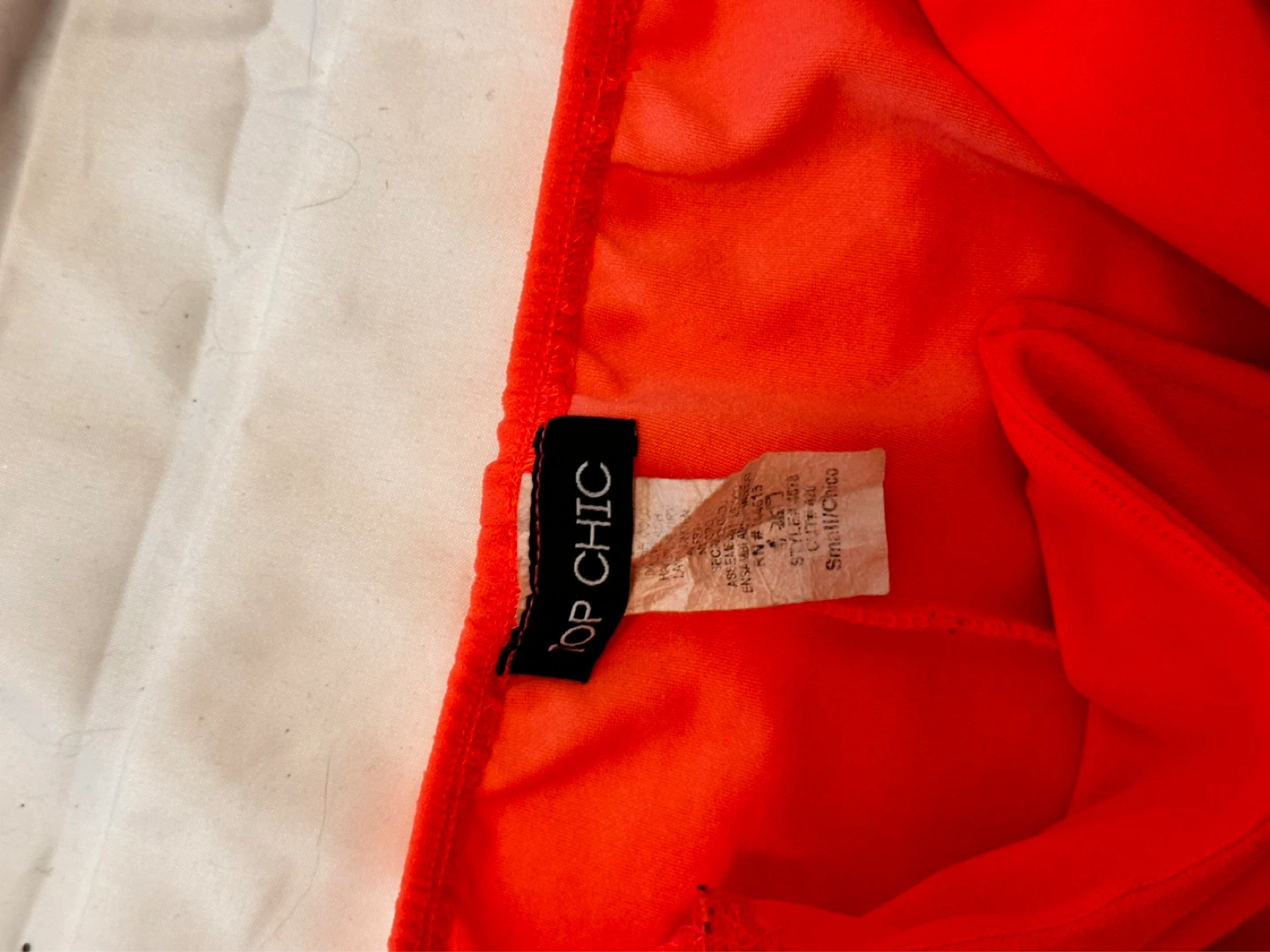Top Chic Red Bikini Bottoms - Small - photo 2