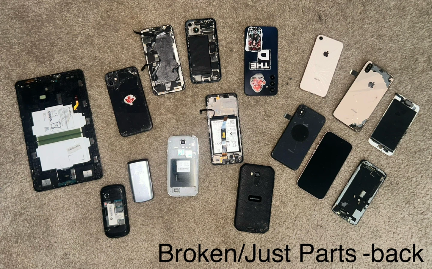 Assorted Broken Phones and Tablets for Repair or Parts - photo 4