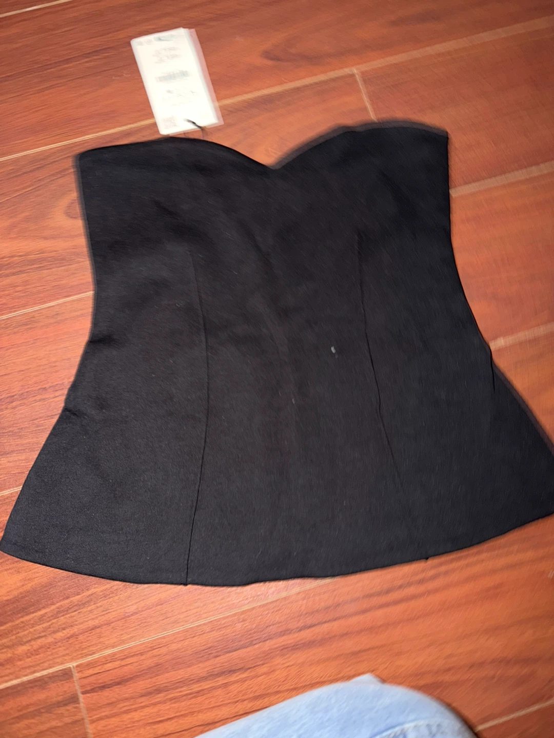 Black Strapless Top - photo 2