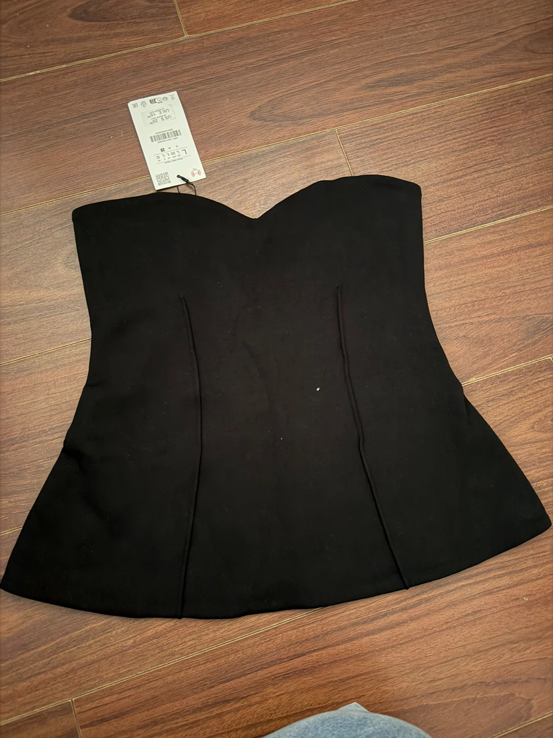 Black Strapless Top - photo 3