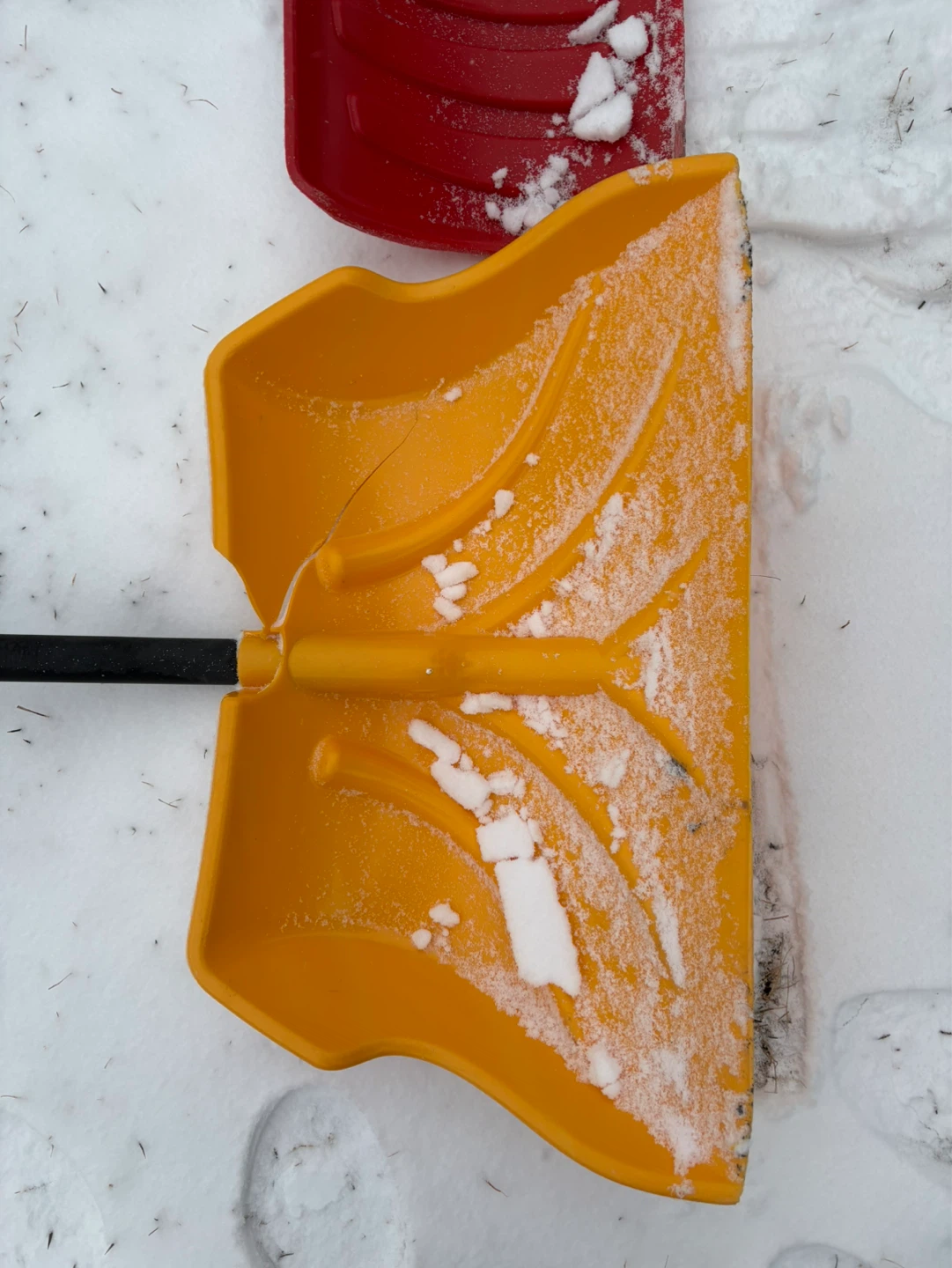Red and Yellow Snow Shovels - photo 2