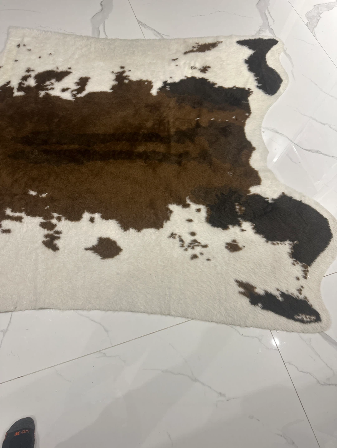 Silhouette Home Cow Print Area Rug 6.2x8ft - photo 3