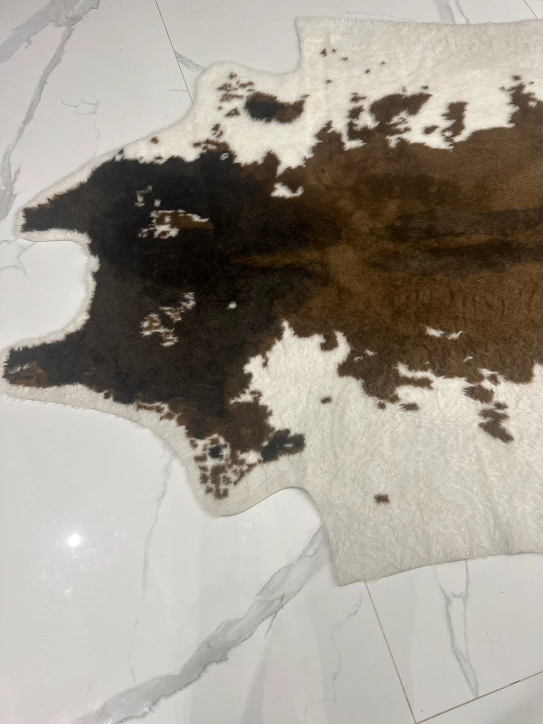 Silhouette Home Cow Print Area Rug 6.2x8ft - photo 2