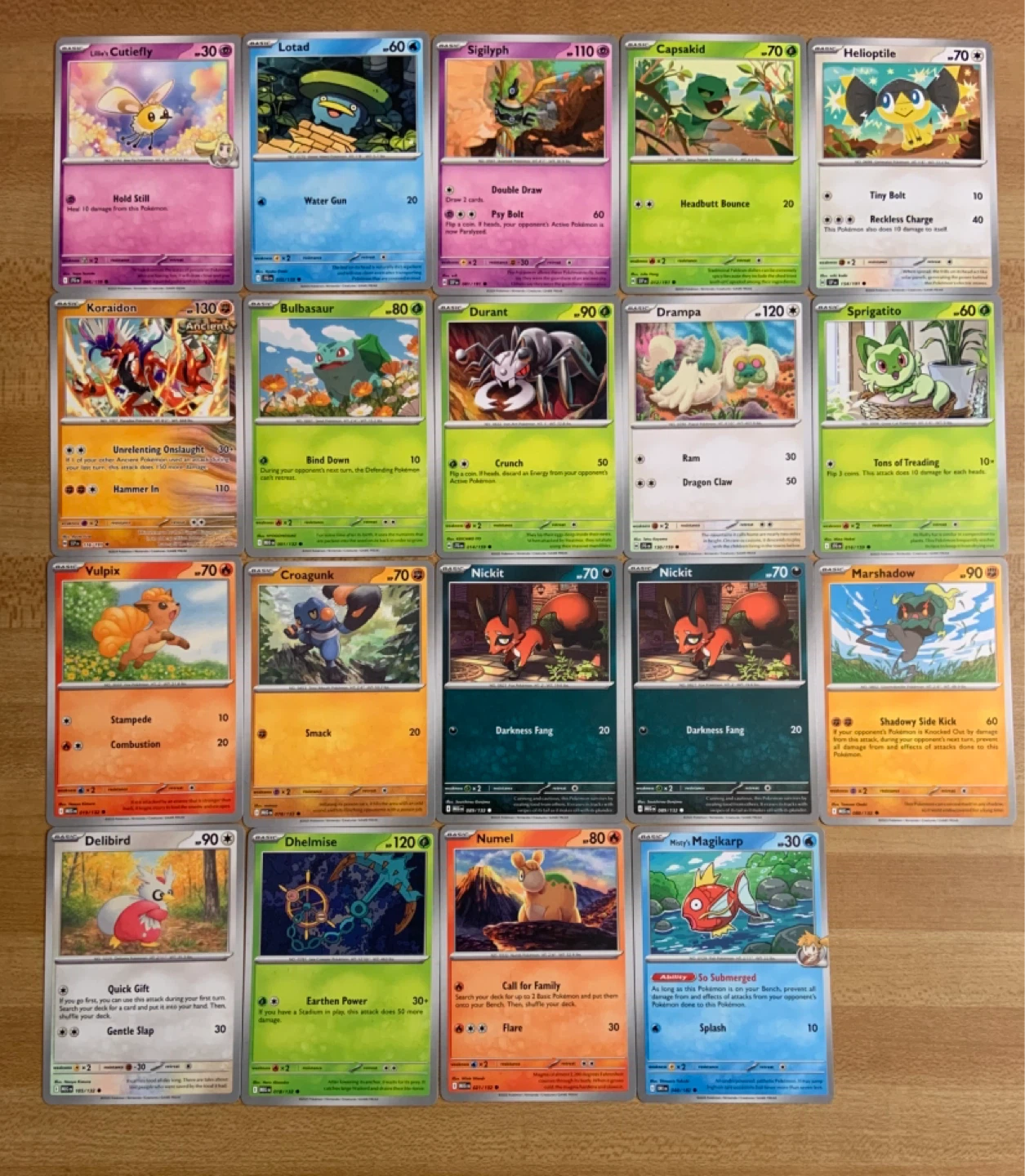 Pokémon Cards Lot 34 Cards Near Mint $3