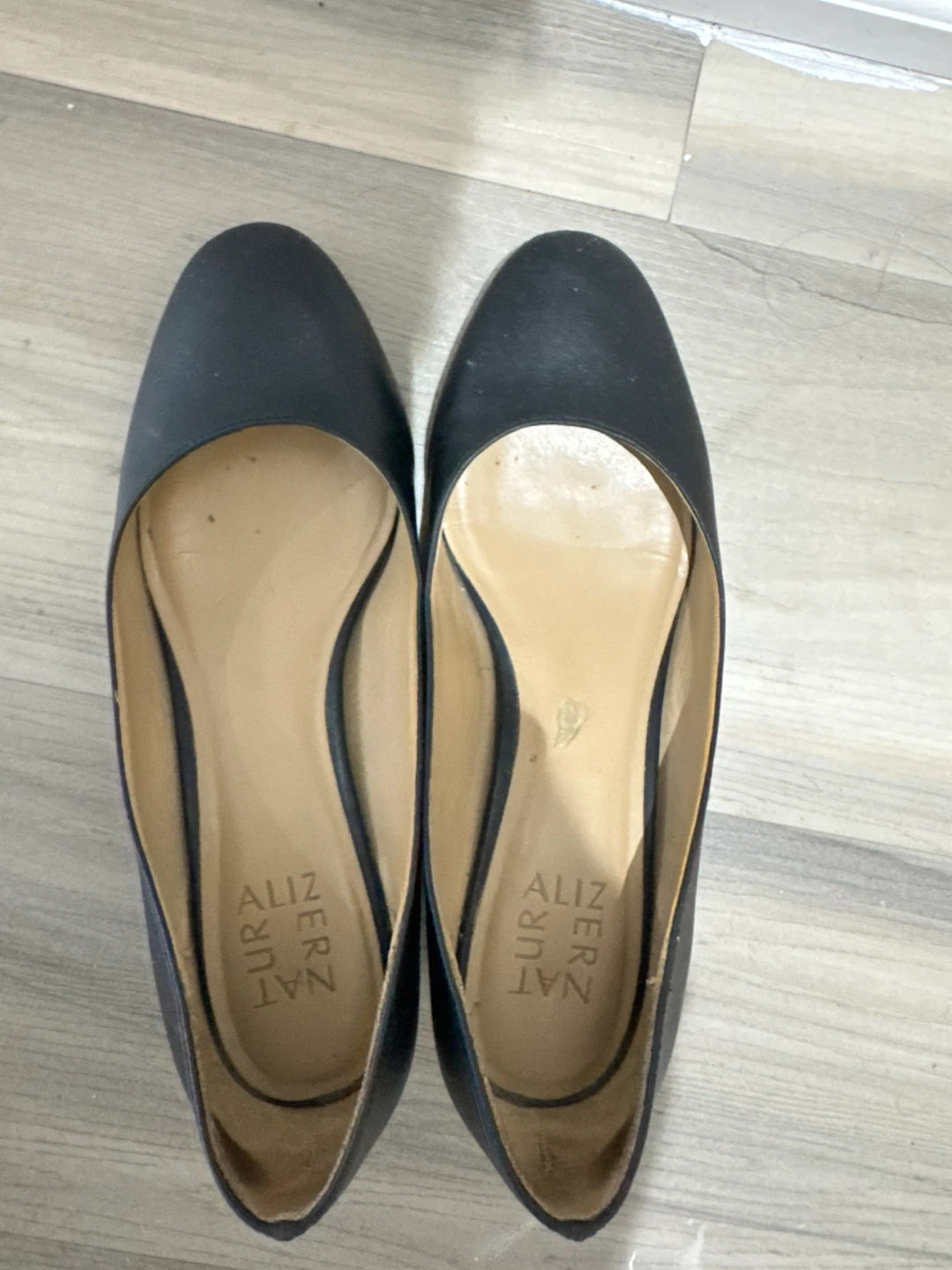 Naturalizer Black Wedge Heels