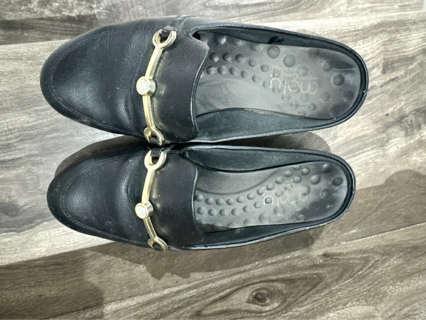 Vionic Black Mules Size 7 - photo 2