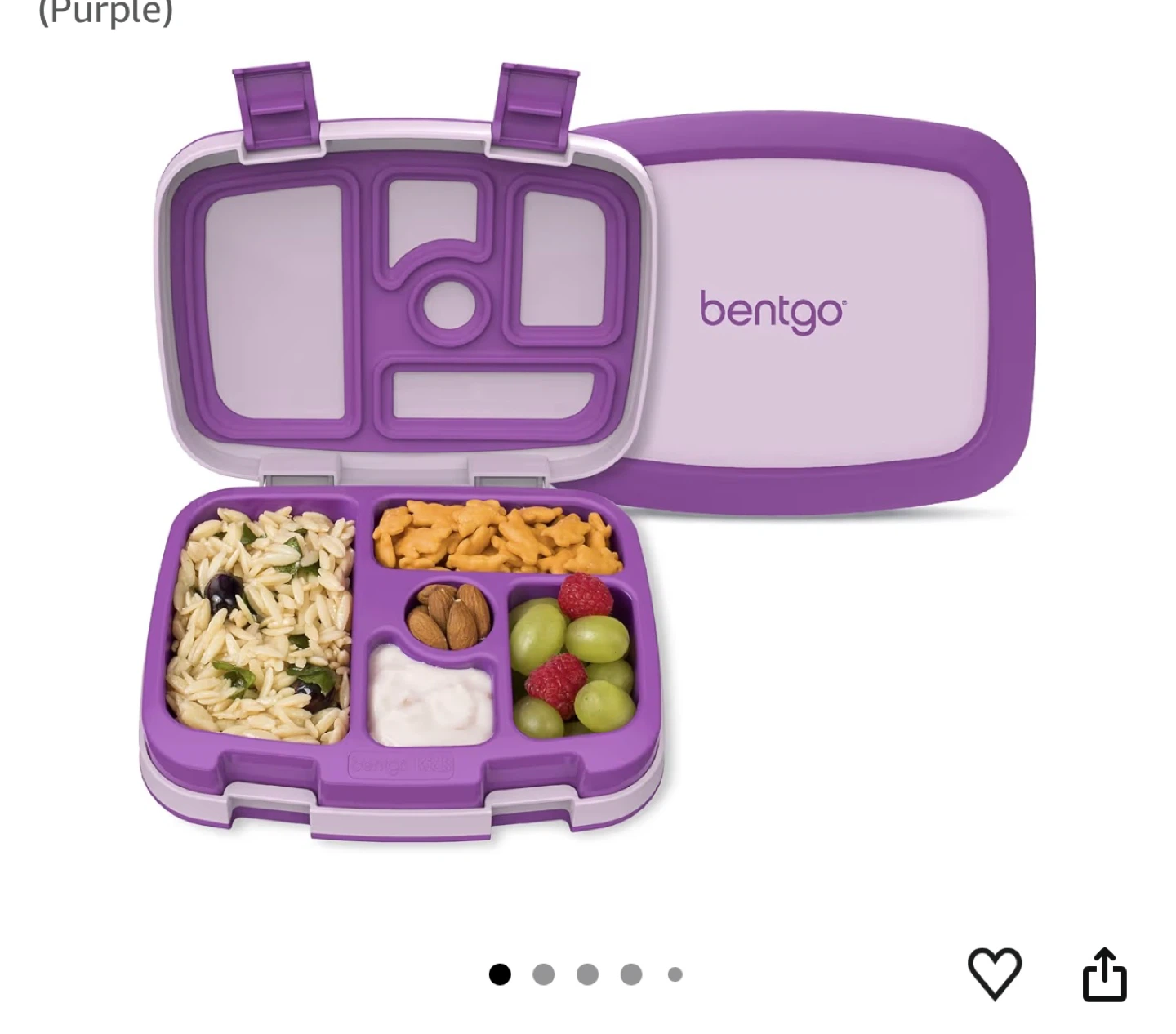Bentgo Kids Lunch Box Purple - photo 5