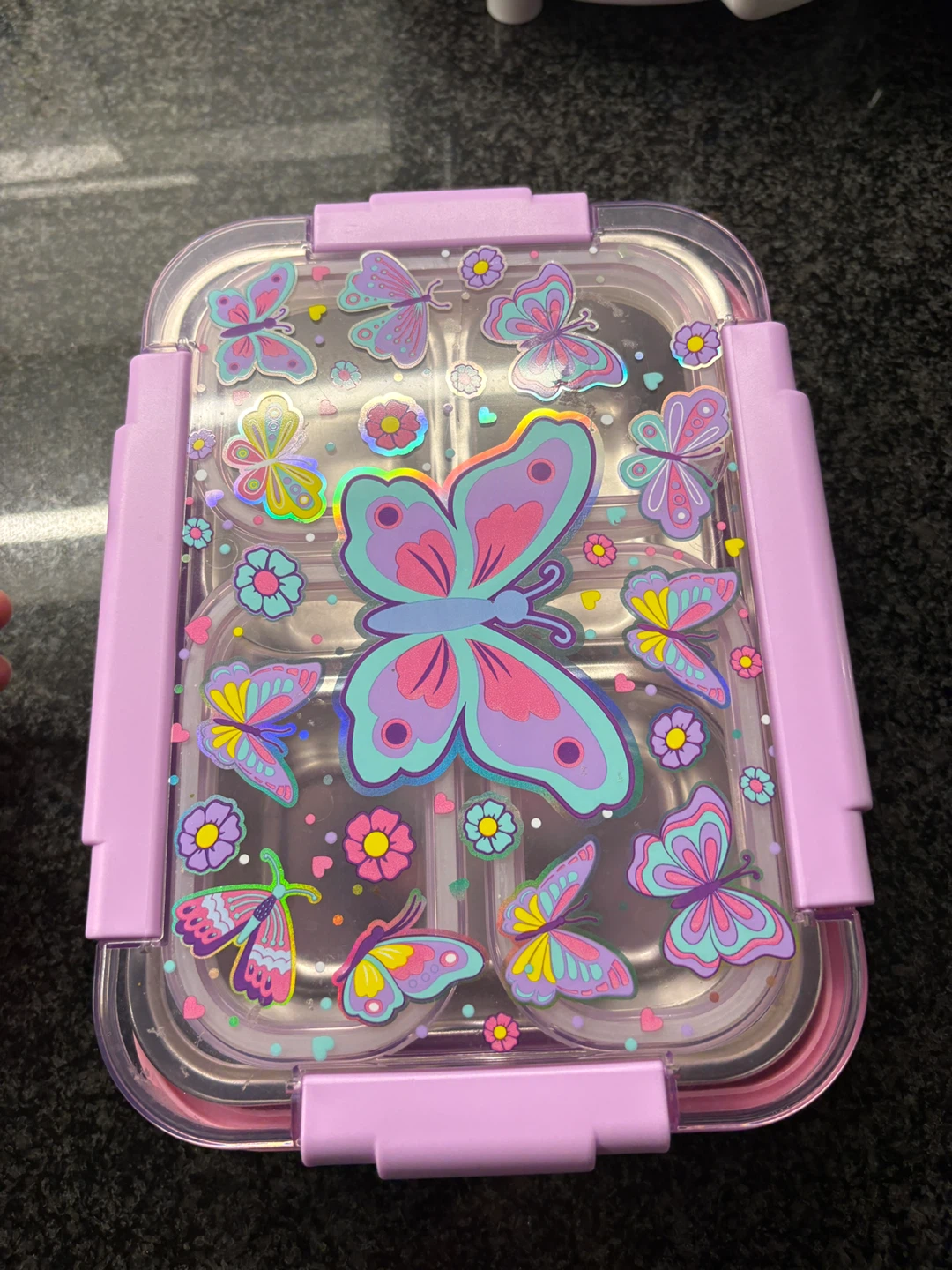 Kids Bento Lunch Box Stainless Steel 710ml - photo 3